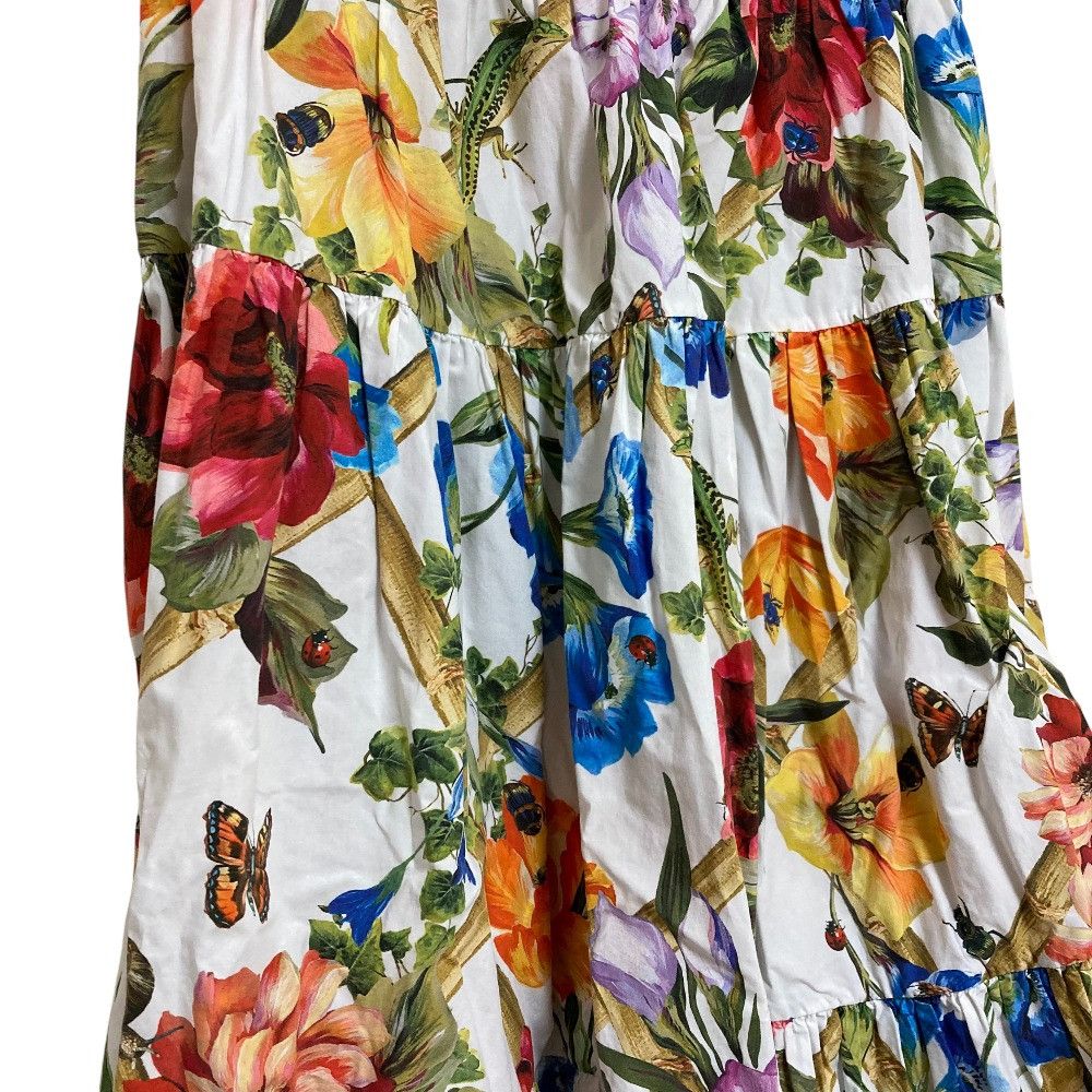Dolce & Gabbana Dolce & Gabbana Dolce&Gabbana Flower Insect Pattern Long Skirt Others Skirts DUTY FREE for USA Size ONE SIZE - 2 Thumbnail