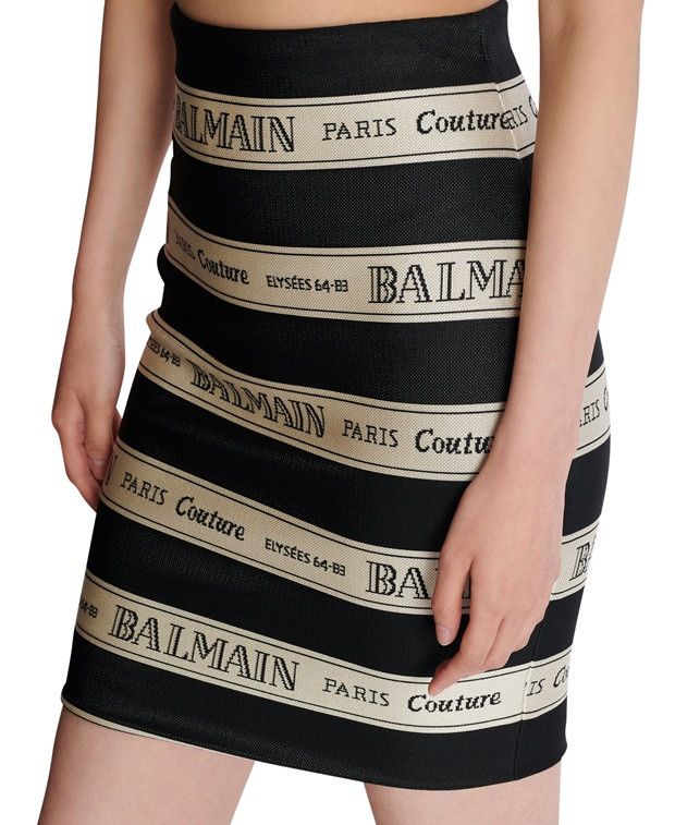 Balmain Miniskirt Size 26" / US 2 / IT 38 - 2 Thumbnail