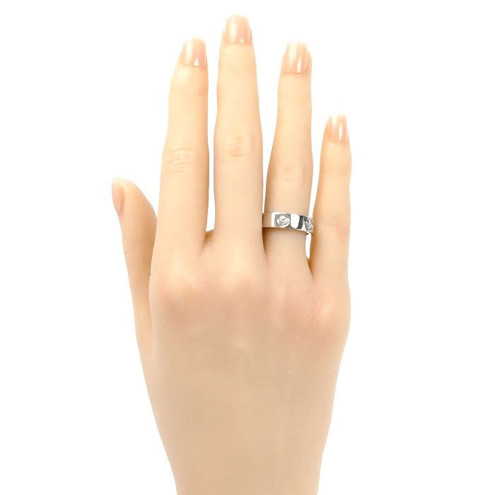 Cartier Cartier Cartier Love Ring Au750 White Gold Ring Size 11 Precious Metal Ring DUTY FREE for USA Size ONE SIZE - 7 Thumbnail