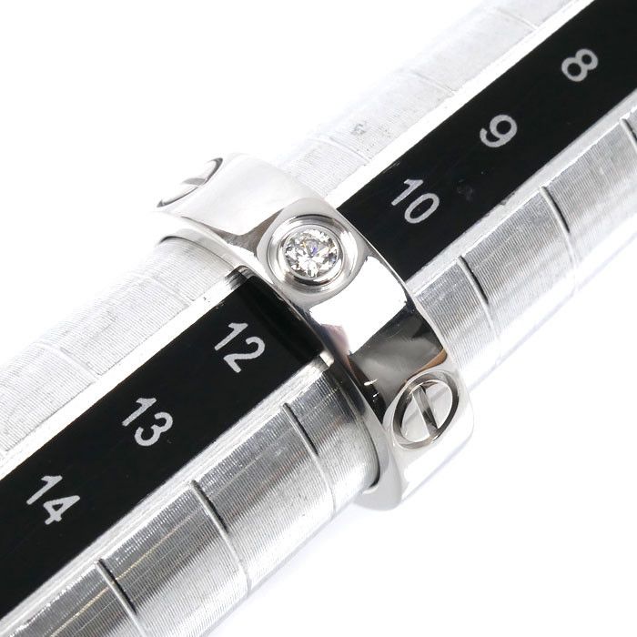Cartier Cartier Cartier Love Ring Au750 White Gold Ring Size 11 Precious Metal Ring DUTY FREE for USA Size ONE SIZE - 6 Thumbnail
