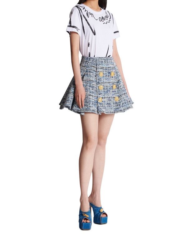 Balmain Miniskirt Size 26" / US 2 / IT 38 - 5 Thumbnail