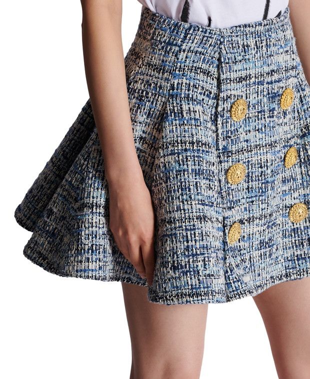 Balmain Miniskirt Size 26" / US 2 / IT 38 - 6 Thumbnail