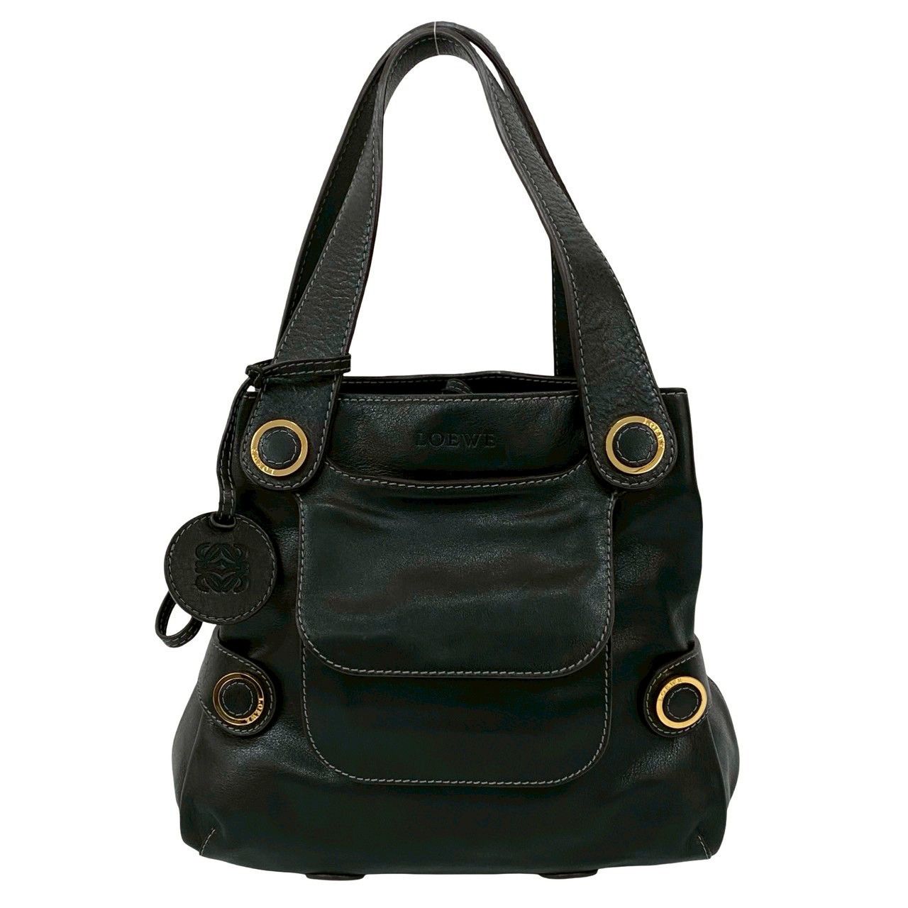 Loewe Loewe Loewe Anagram Leather 2way Bag Leather Tote Bag DUTY FREE for USA Size ONE SIZE - 2 Thumbnail