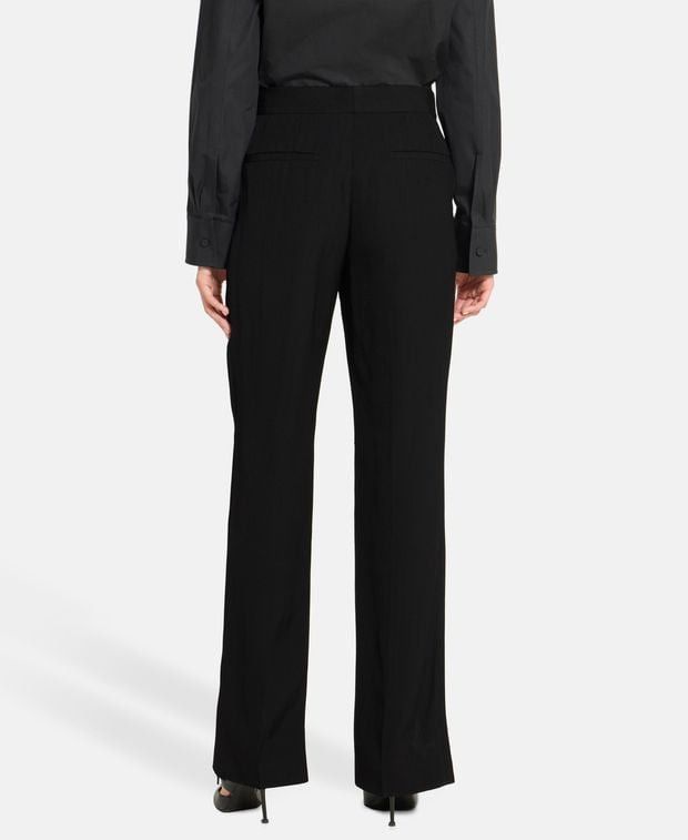 Silk-blend trousers