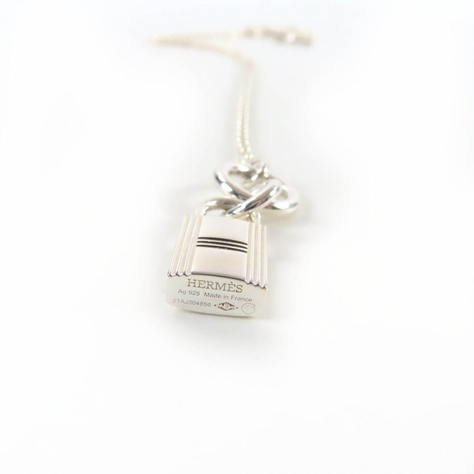 Hermes Hermes Hermès Cadena AG925 Necklace Precious Metal Necklace DUTY FREE for USA Size ONE SIZE - 6 Thumbnail
