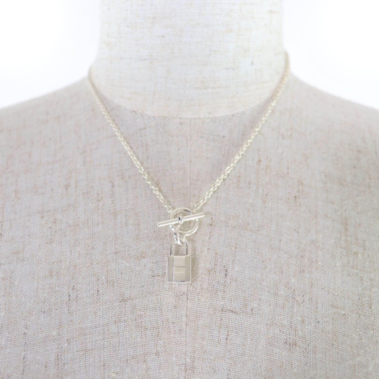 Hermes Hermes Hermès Cadena AG925 Necklace Precious Metal Necklace DUTY FREE for USA Size ONE SIZE - 3 Thumbnail