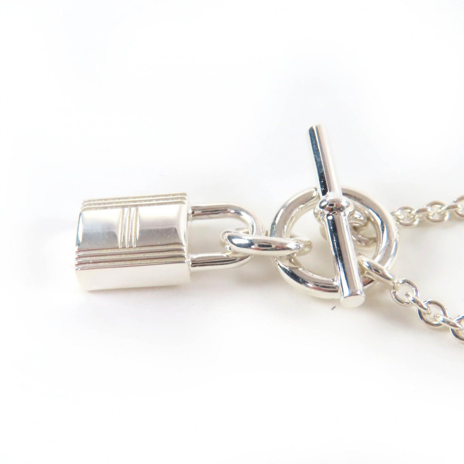Hermes Hermes Hermès Cadena AG925 Necklace Precious Metal Necklace DUTY FREE for USA Size ONE SIZE - 4 Thumbnail