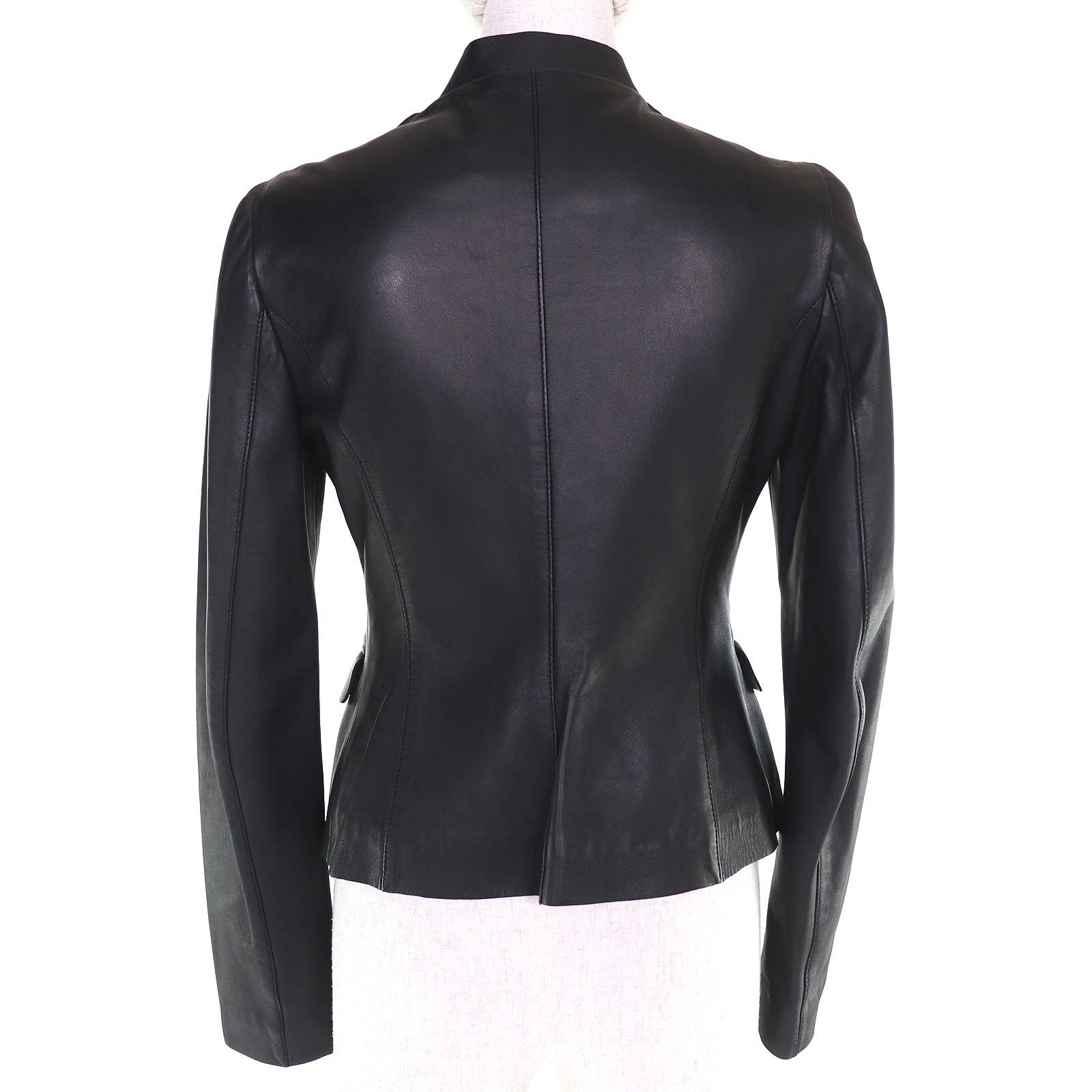 Valentino Valentino Valentino Rose motif lambskin leather jacket Leather Outerwear DBC2P0B0 DUTY FREE for USA Size ONE SIZE - 3 Thumbnail