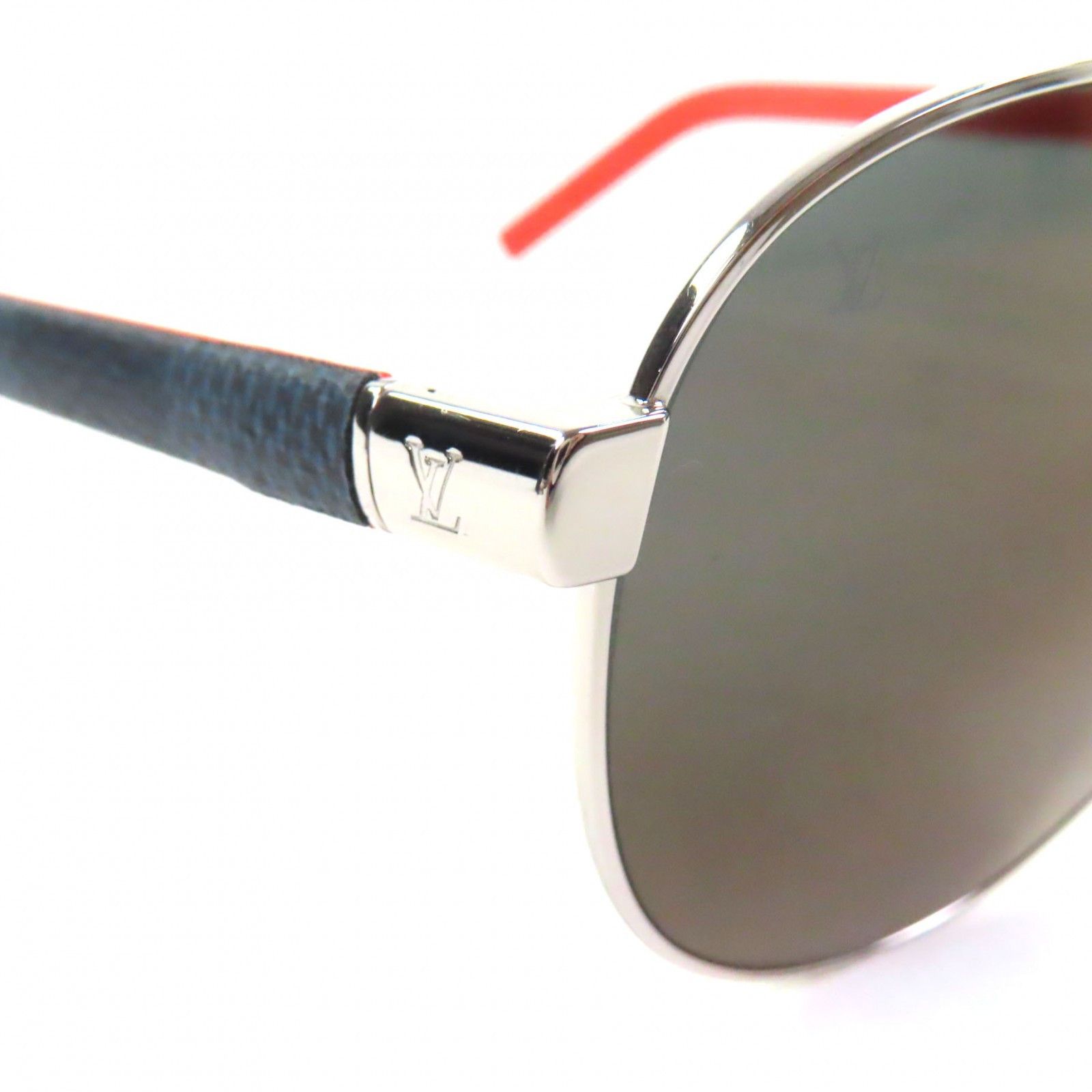 Louis Vuitton Louis Vuitton Louis Vuitton Pacific Pilot Sunglasses Textile Sunglasses DUTY FREE for USA Size ONE SIZE - 8 Thumbnail