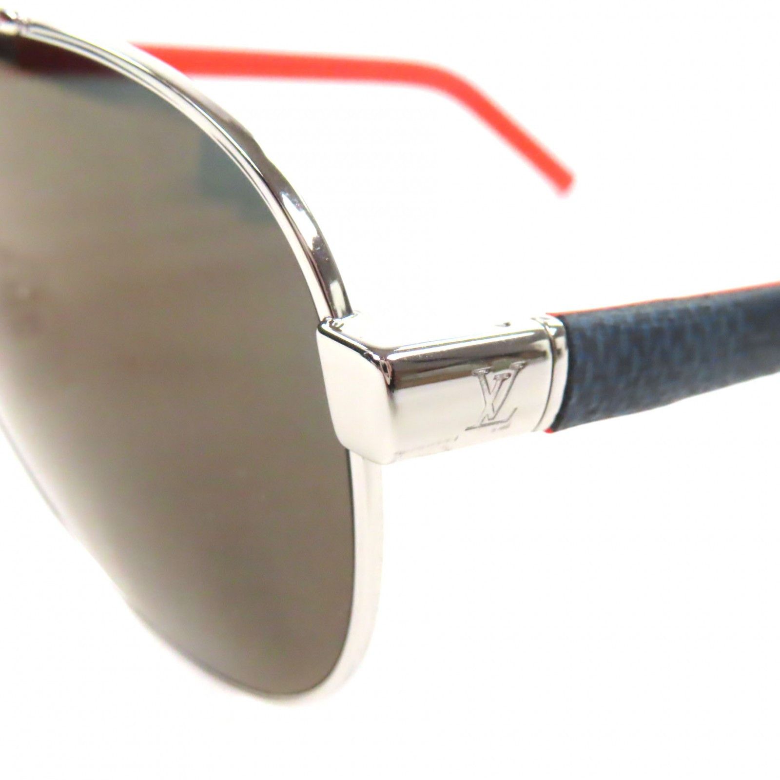 Louis Vuitton Louis Vuitton Louis Vuitton Pacific Pilot Sunglasses Textile Sunglasses DUTY FREE for USA Size ONE SIZE - 7 Thumbnail