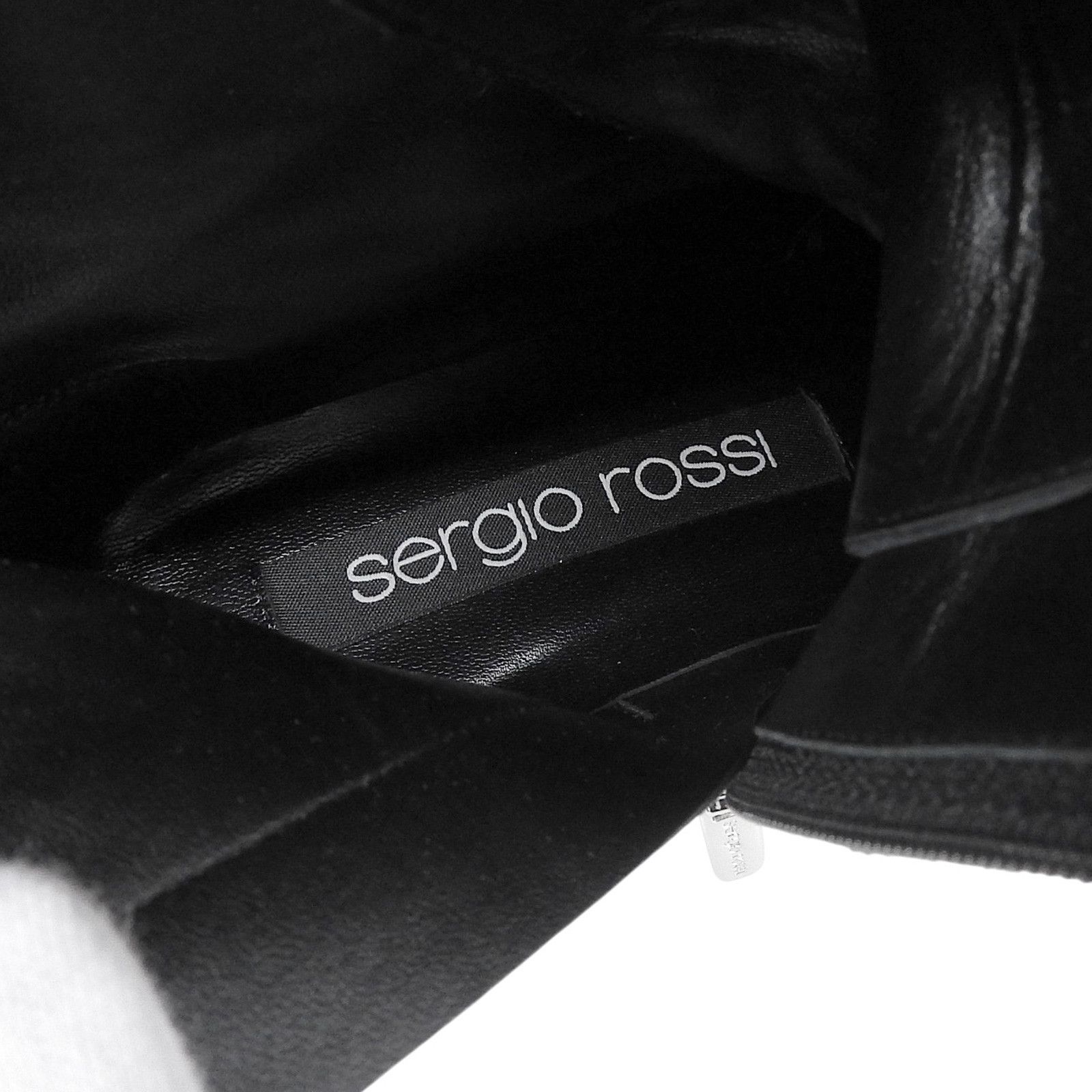Other Other Sergio Rossi SR JOAN Leather Boots Leather Shoes DUTY FREE for USA Size ONE SIZE - 8 Thumbnail