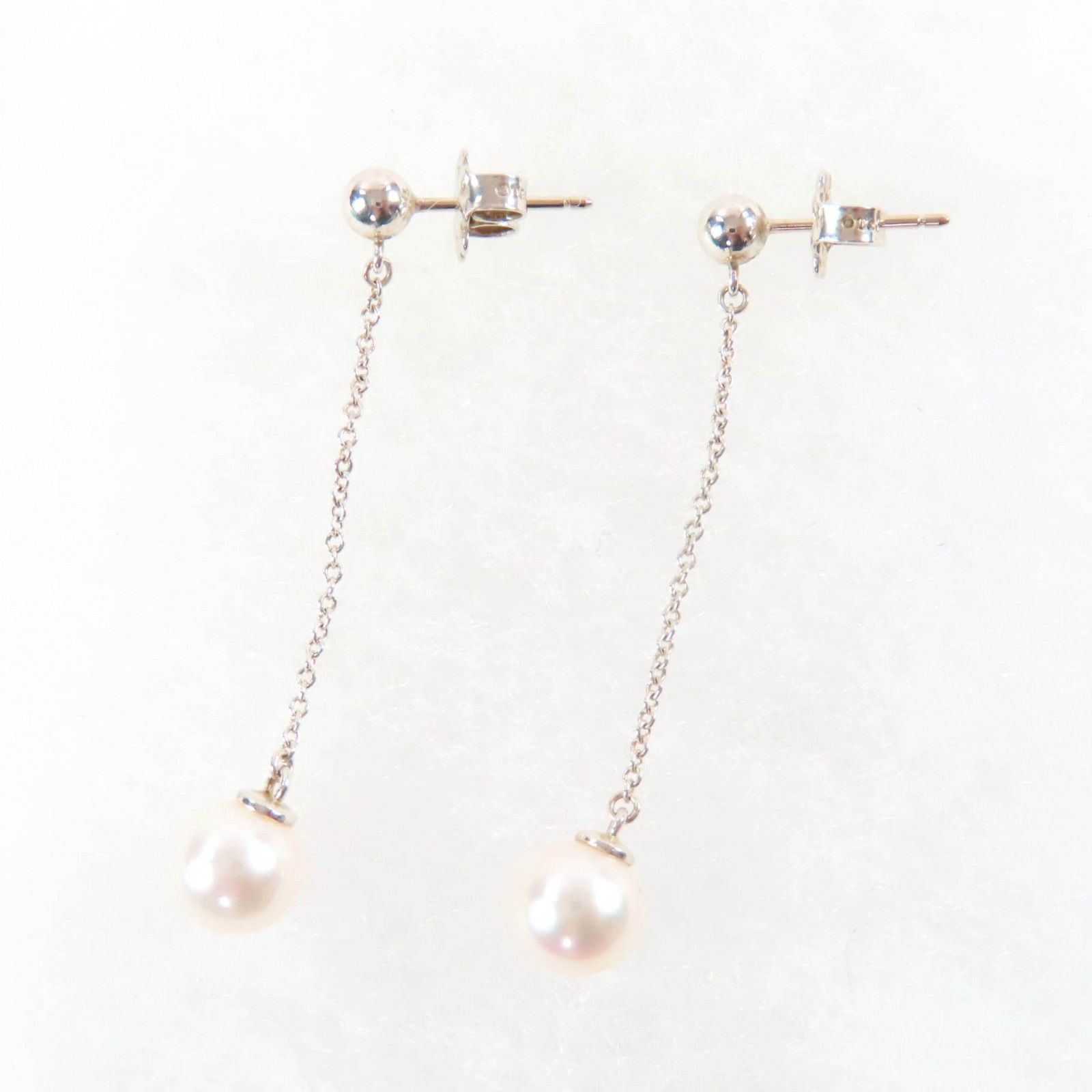 Tiffany & Co. Tiffany & Co. Tiffany&Co. Ziegfeld Collection 925 Silver Pearl Earrings Precious Metal Earrings DUTY FREE for USA Size ONE SIZE - 5 Thumbnail