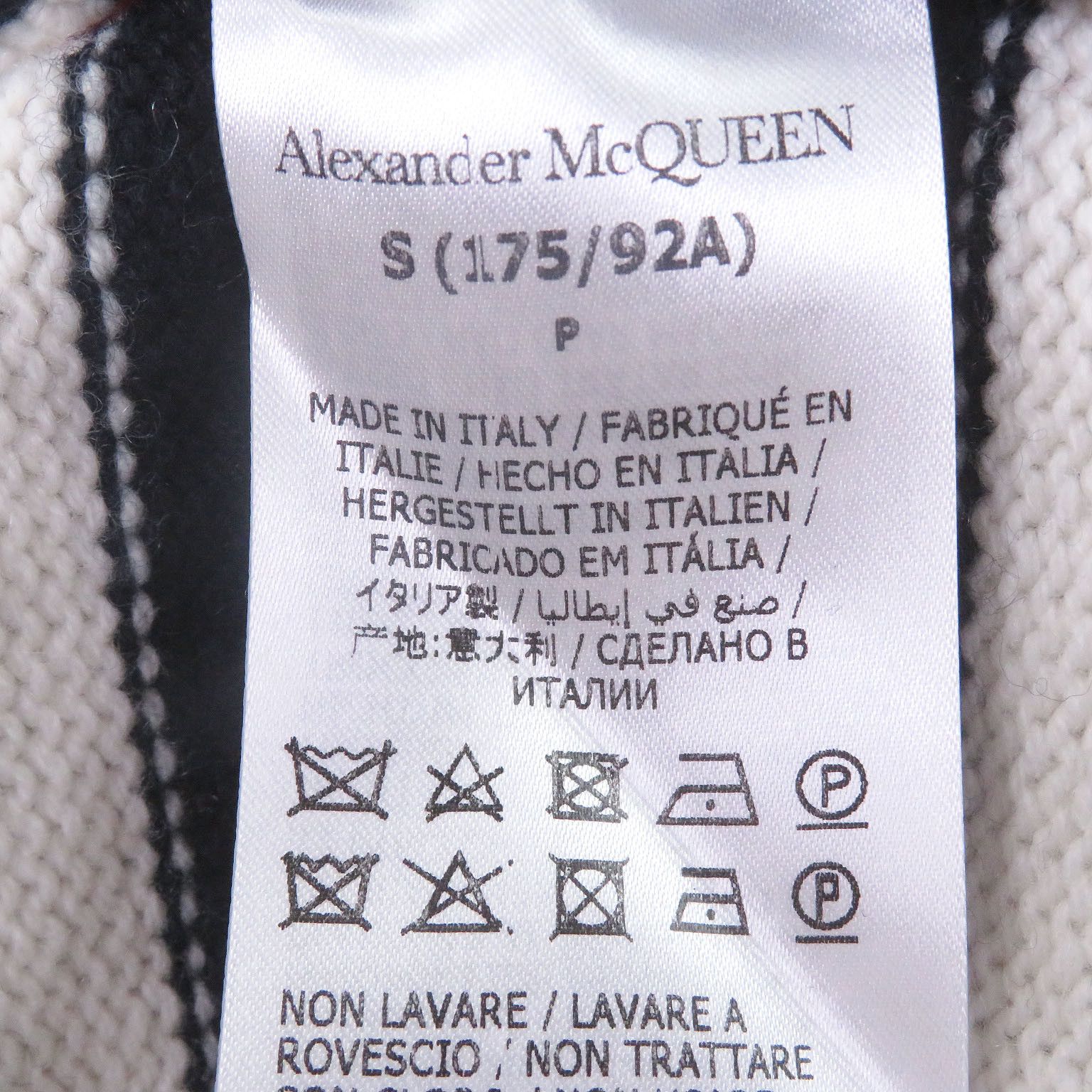 Alexander McQueen Alexander McQueen Alexander McQueen Wool Cashmere Sweater Textile Tops DUTY FREE for USA Size ONE SIZE - 5 Thumbnail
