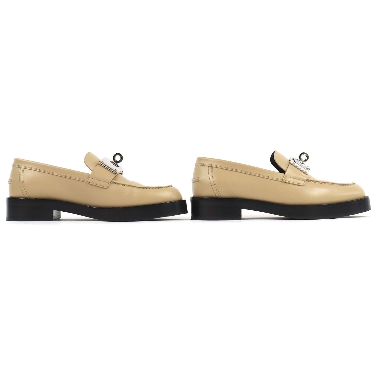 Hermes Hermes Hermès Kelly Buckle Leather Loafers 37.5 Leather Shoes DUTY FREE for USA Size ONE SIZE - 4 Thumbnail