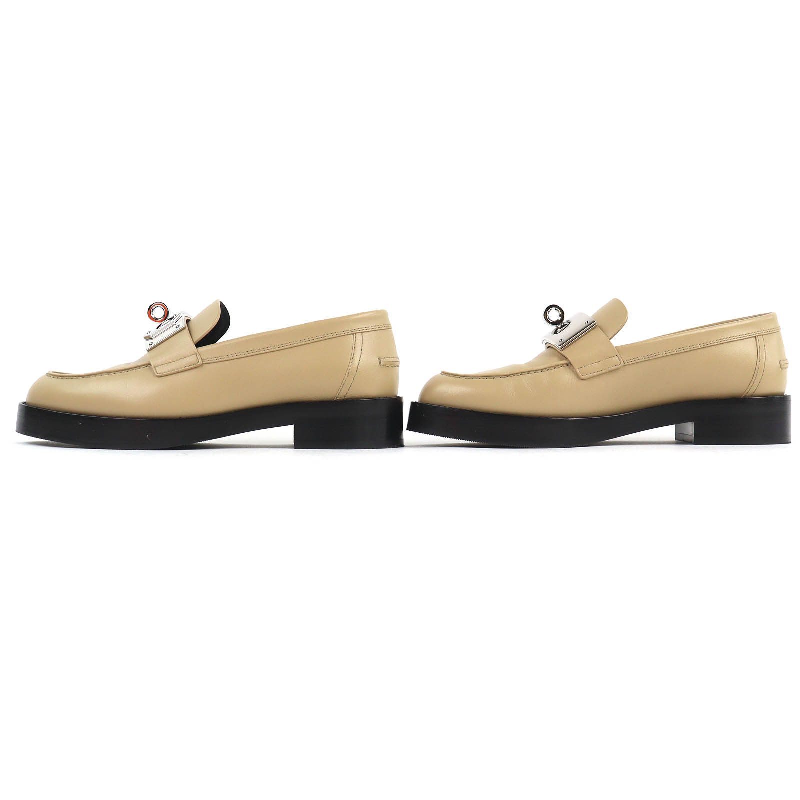 Hermes Hermes Hermès Kelly Buckle Leather Loafers 37.5 Leather Shoes DUTY FREE for USA Size ONE SIZE - 3 Thumbnail