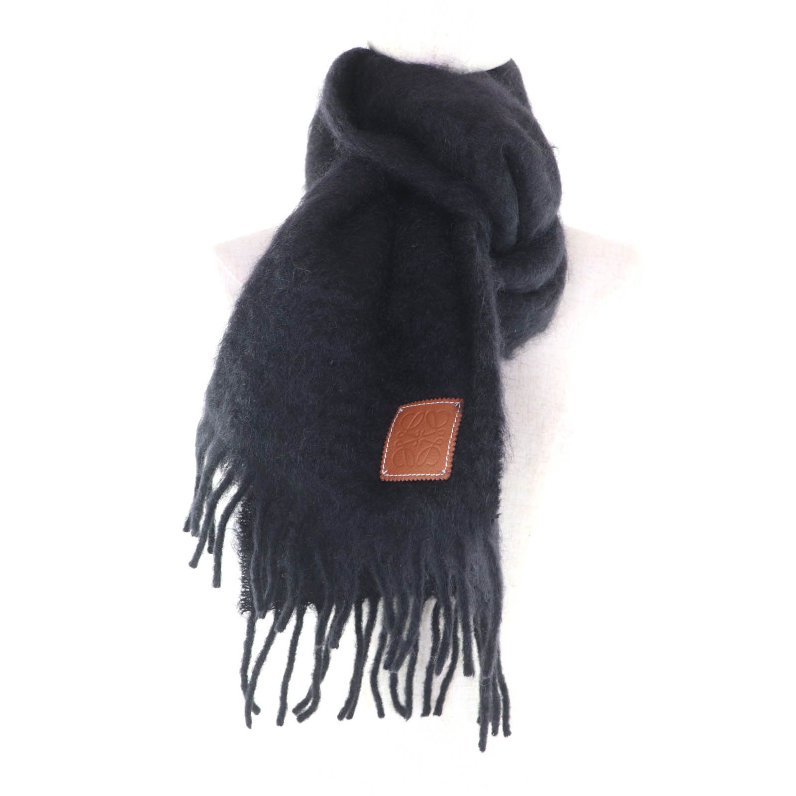 Loewe Loewe Loewe Mohair Wool Scarf Textile Scarf F811257X01 DUTY FREE for USA Size ONE SIZE - 3 Thumbnail