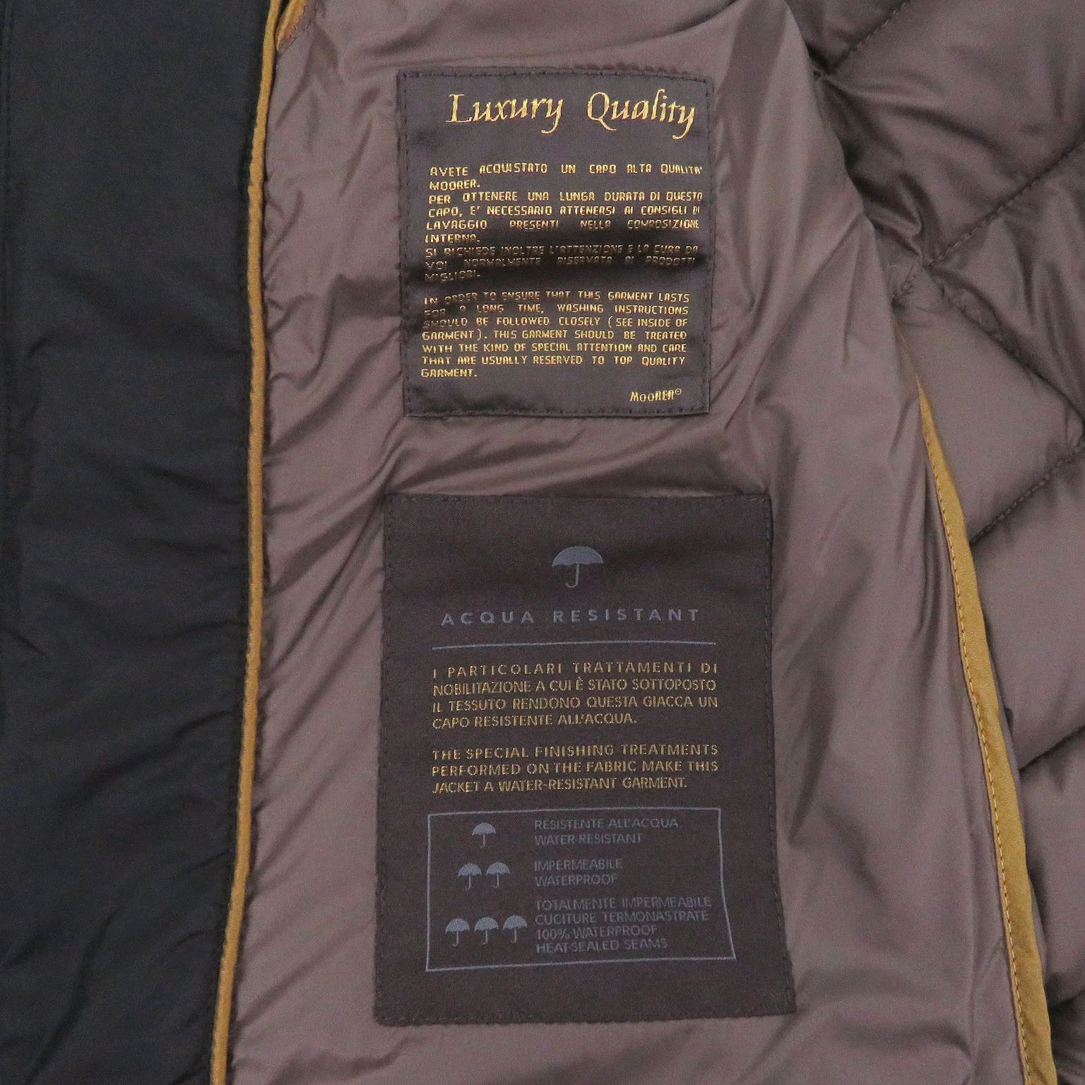 MooRER Moorer MOORER CATALDI ACQUA Nylon Down Jacket Textile Outerwear DUTY FREE for USA Size ONE SIZE - 7 Thumbnail