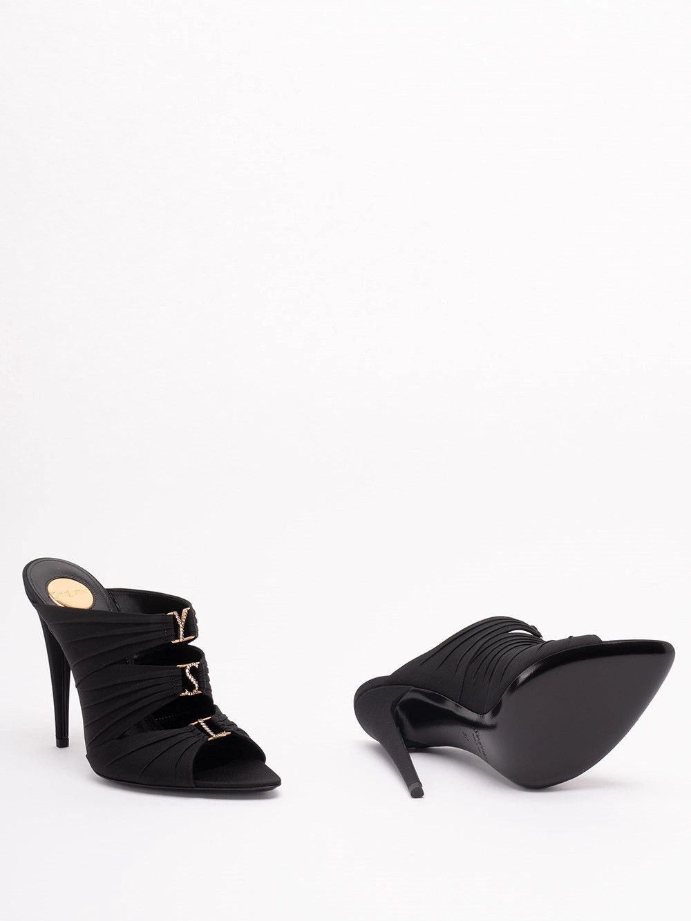 Saint Laurent Paris `Emilie` Sandals Size US 7 / IT 37 - 4 Thumbnail
