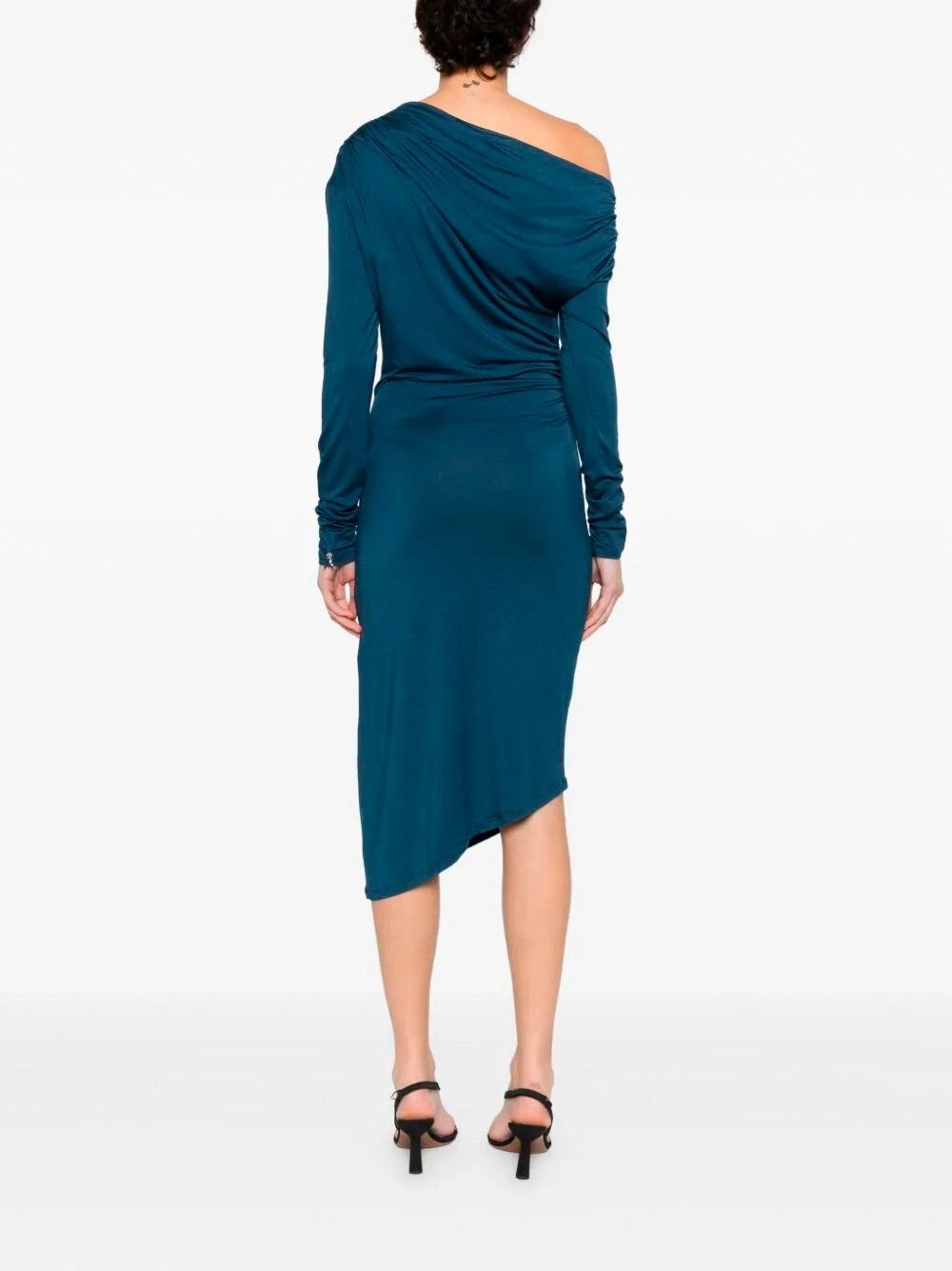 Patrizia Pepe Asymmetrical Midi Dress Size S / US 4 / IT 40 - 4 Thumbnail