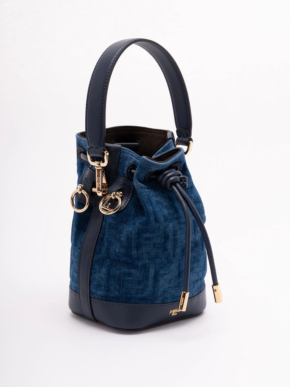 Fendi `Mon Tresor` Denim Mini Bag Size ONE SIZE - 3 Thumbnail