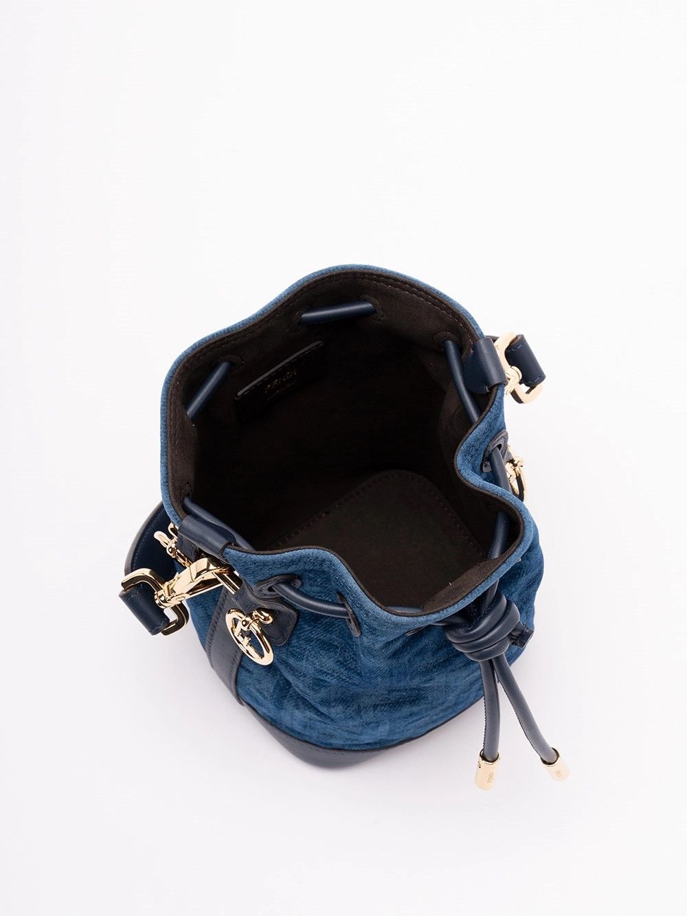 Fendi `Mon Tresor` Denim Mini Bag Size ONE SIZE - 7 Thumbnail