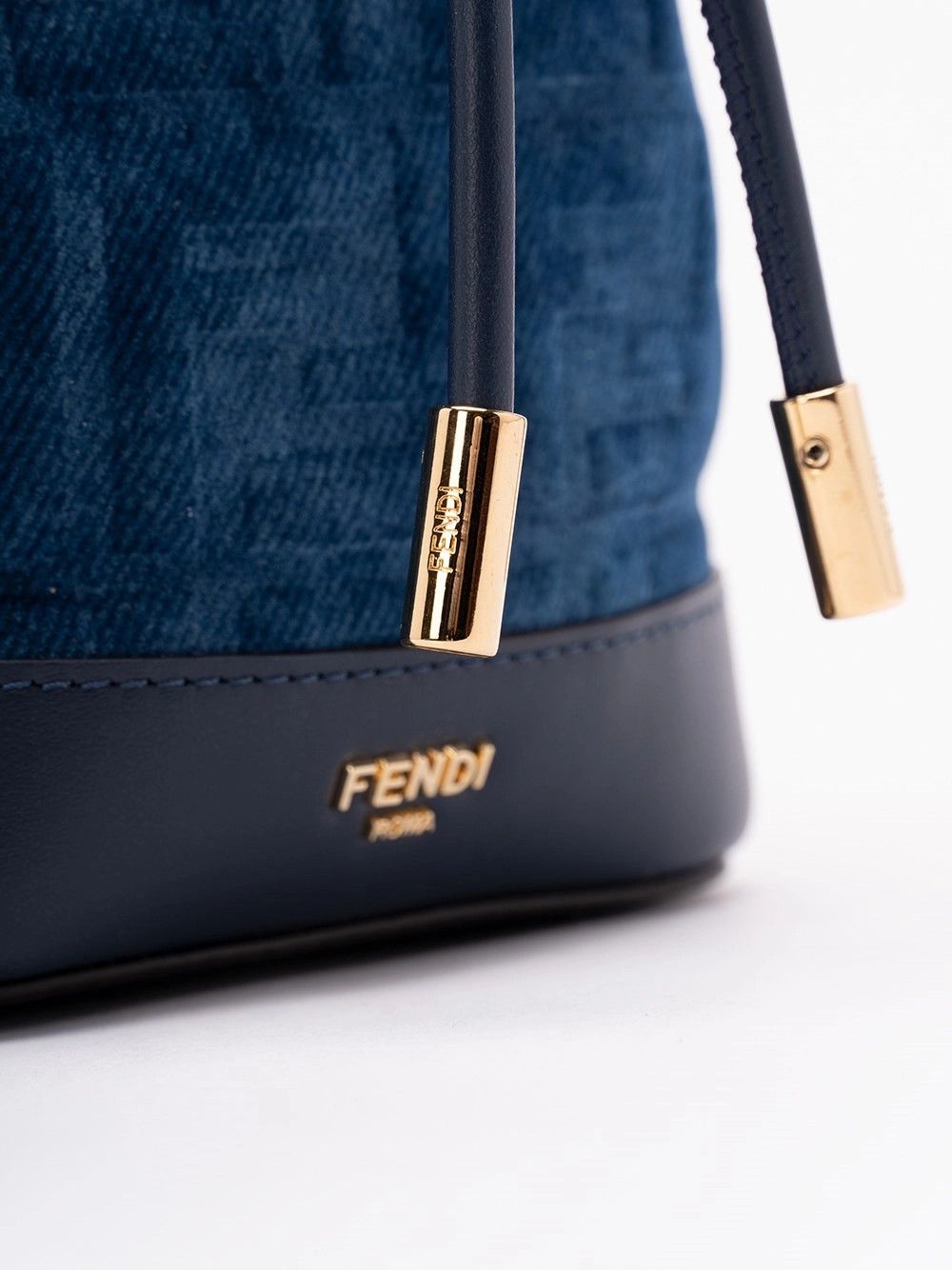 Fendi `Mon Tresor` Denim Mini Bag Size ONE SIZE - 5 Thumbnail