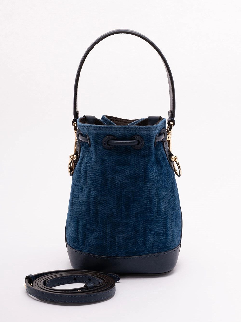 Fendi `Mon Tresor` Denim Mini Bag Size ONE SIZE - 2 Thumbnail