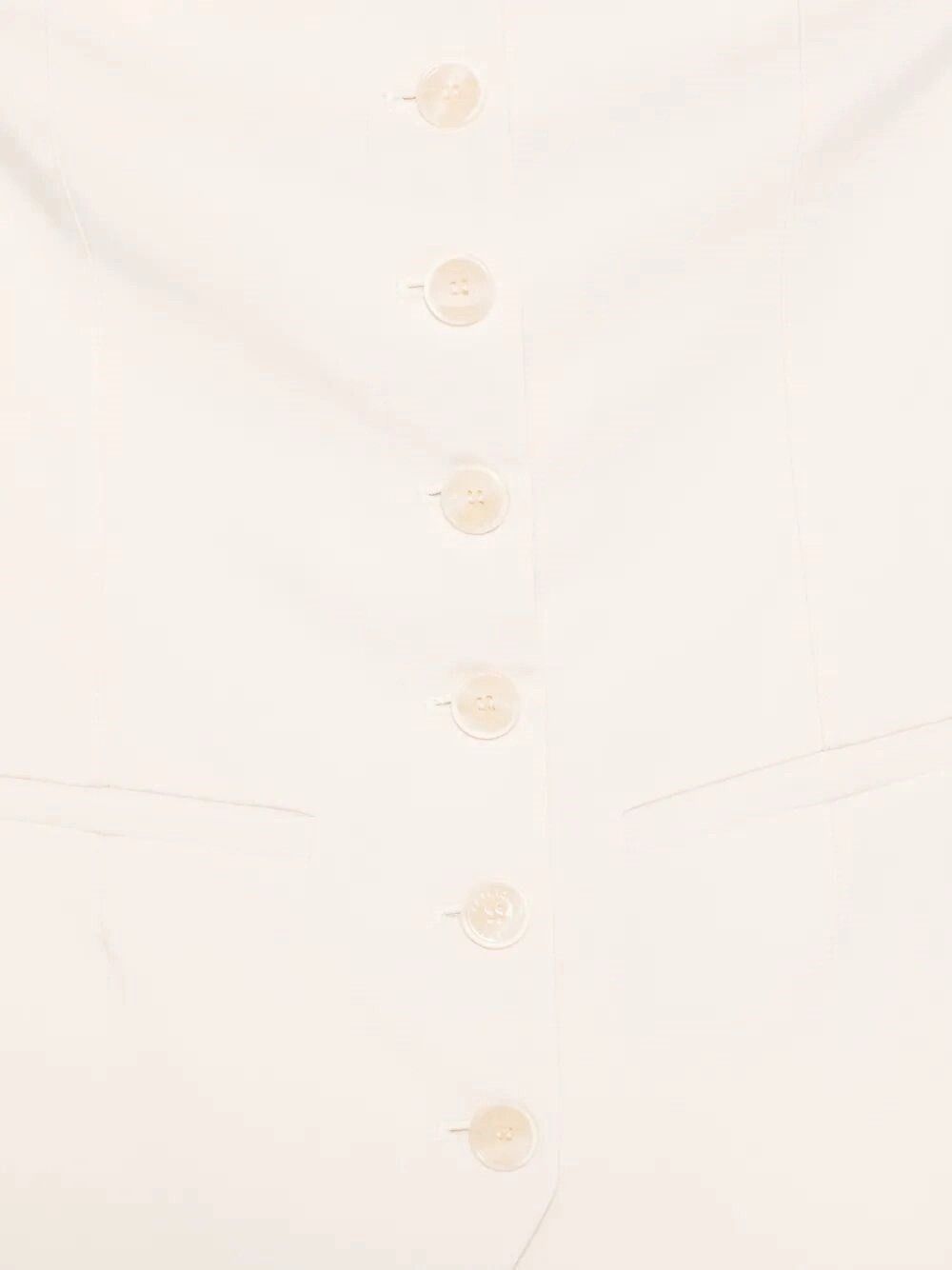 Patrizia Pepe Crepe Bustier with Buttons Size L / US 10 / IT 46 - 3 Thumbnail