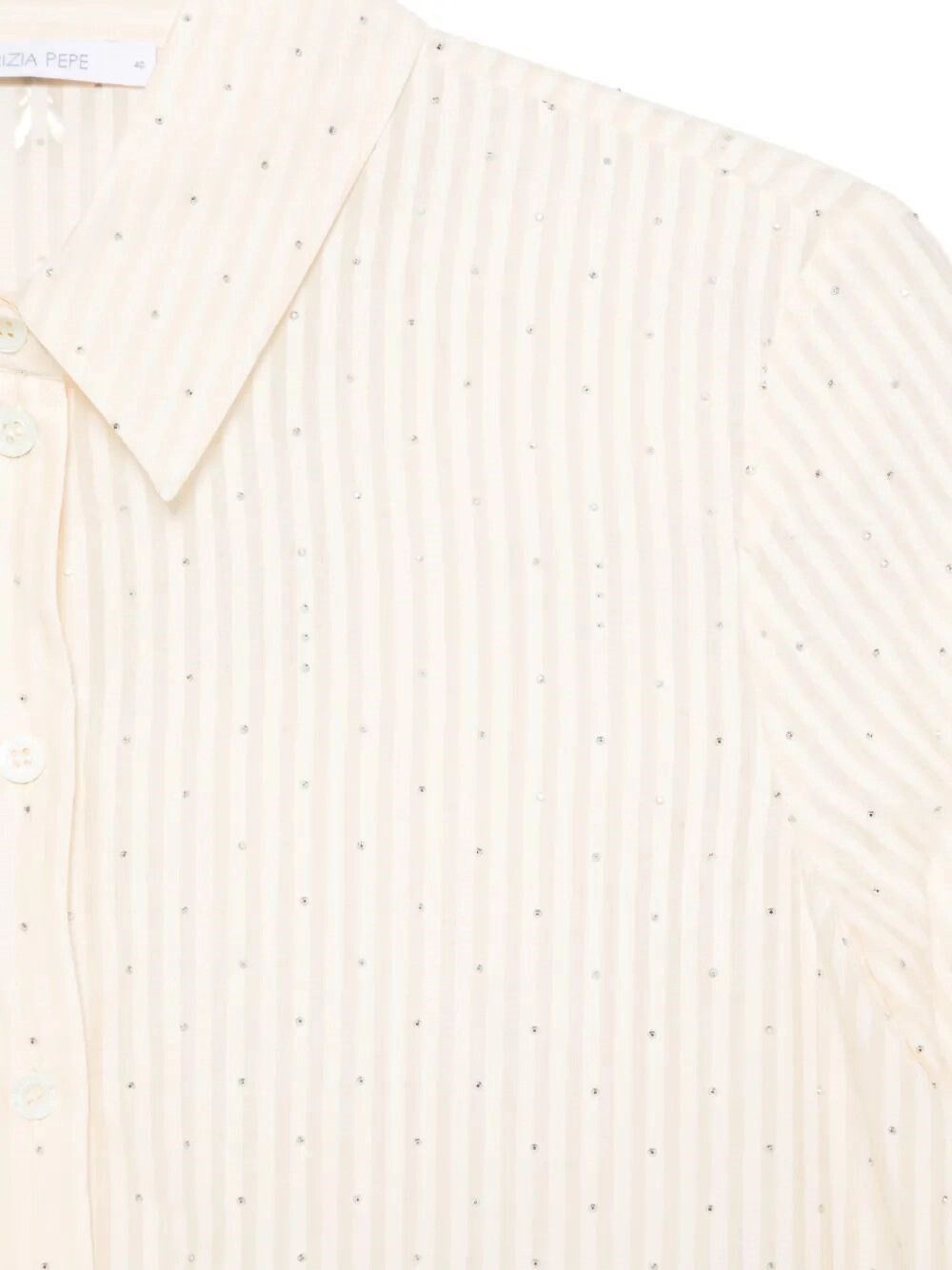 Patrizia Pepe Short Sleeves Shirt Size L / US 10 / IT 46 - 3 Thumbnail