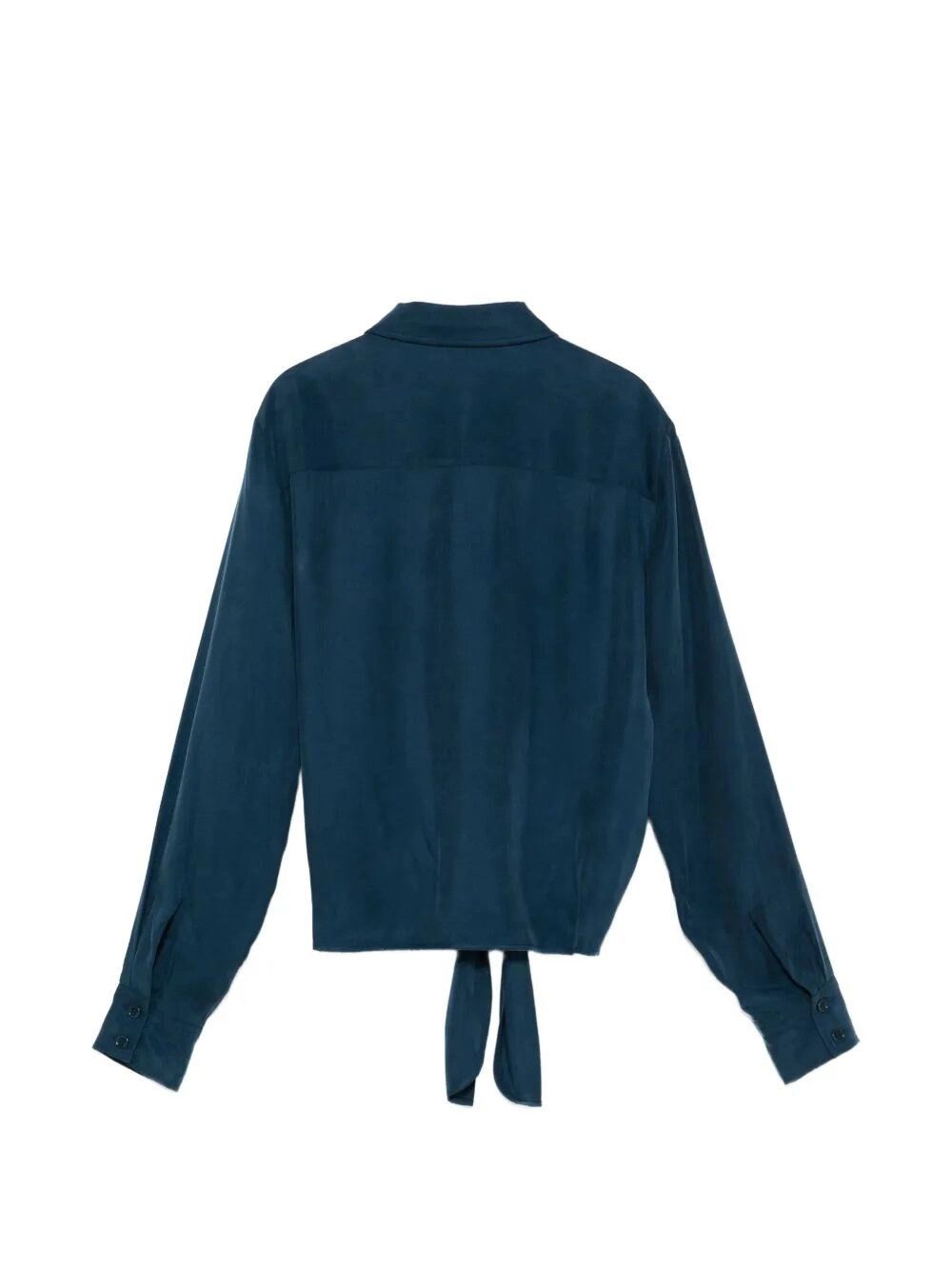 Patrizia Pepe Fluid Shirt with Bow Size M / US 6-8 / IT 42-44 - 2 Thumbnail