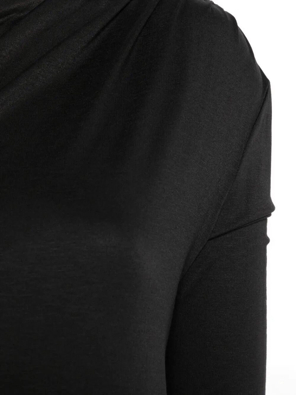 Patrizia Pepe Draped T-Shirt Size M / US 6-8 / IT 42-44 - 3 Thumbnail