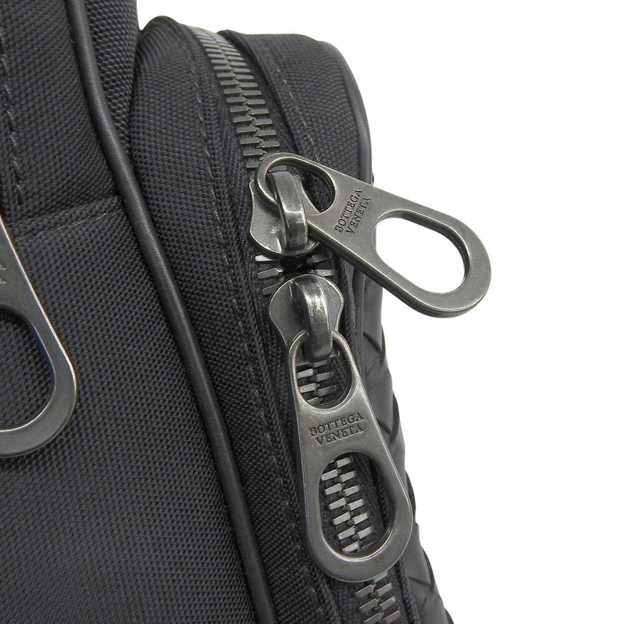 Bottega Veneta Bottega Veneta Intrecciato Body Bag 520117 VAYE3 1000 Leather/Canvas Size ONE SIZE - 9 Thumbnail