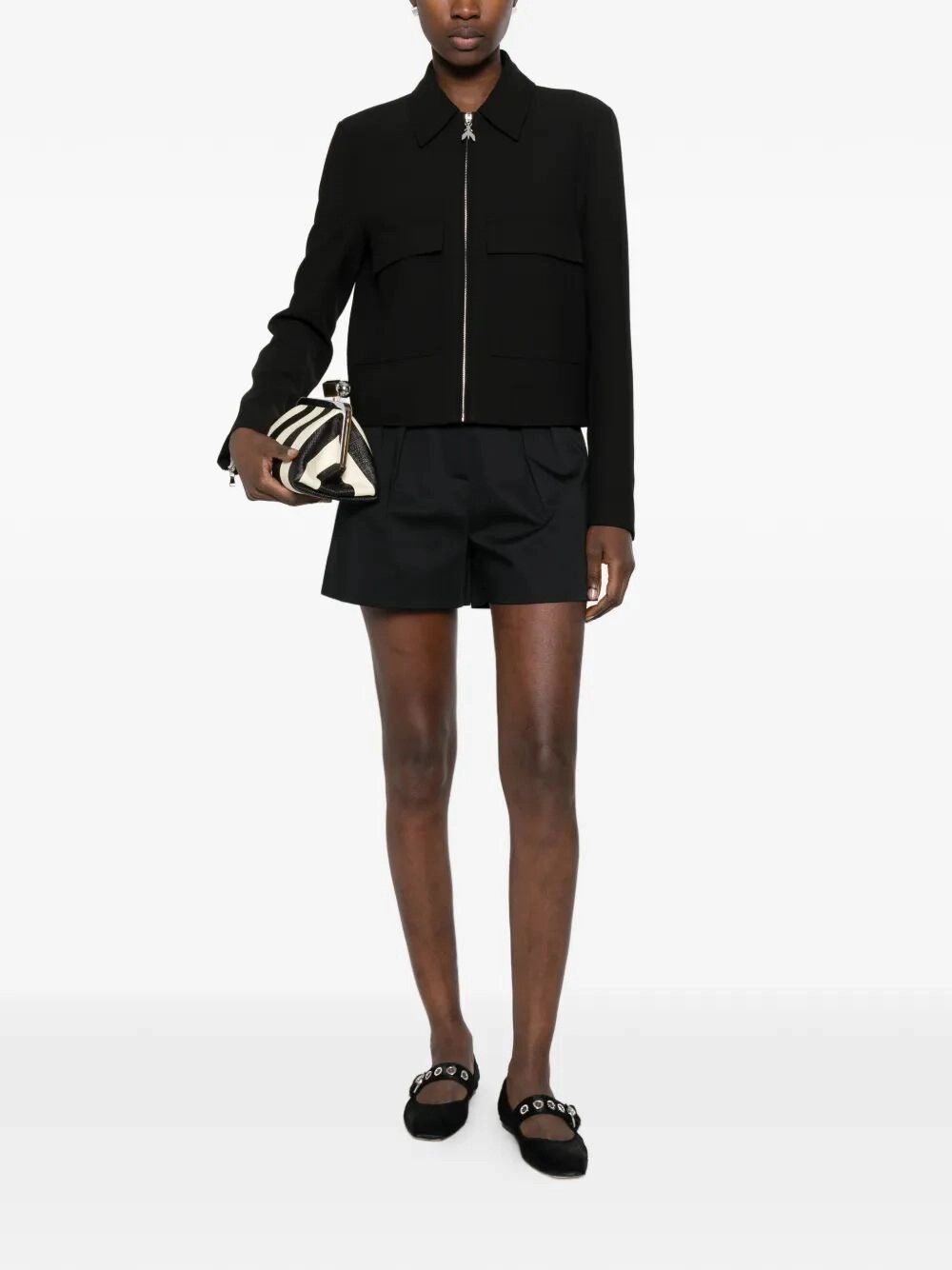 Patrizia Pepe Twill Sporty Jacket Size M / US 6-8 / IT 42-44 - 2 Thumbnail