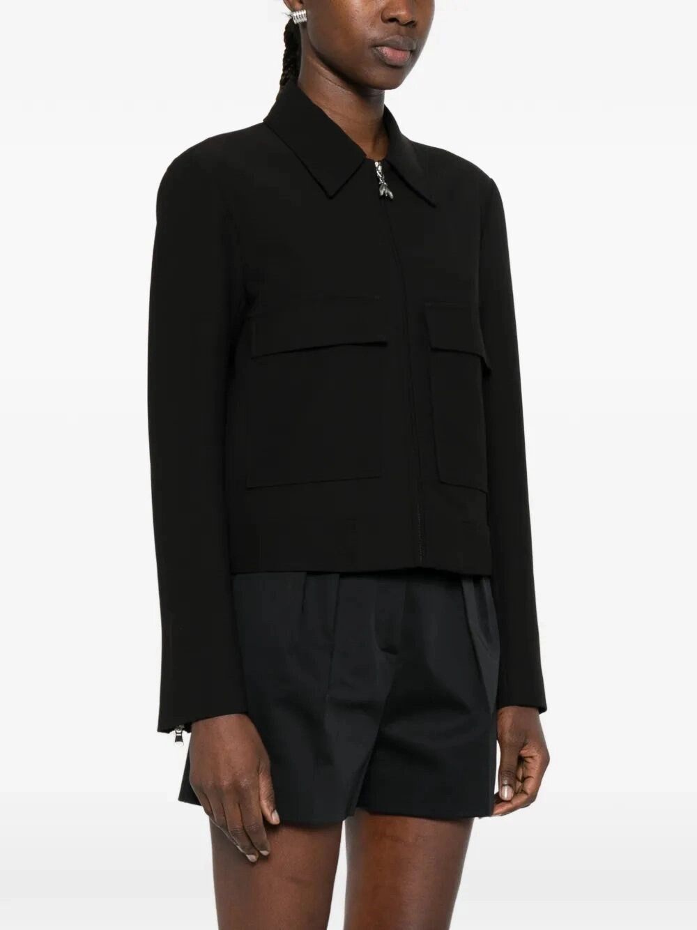 Patrizia Pepe Twill Sporty Jacket Size M / US 6-8 / IT 42-44 - 4 Thumbnail