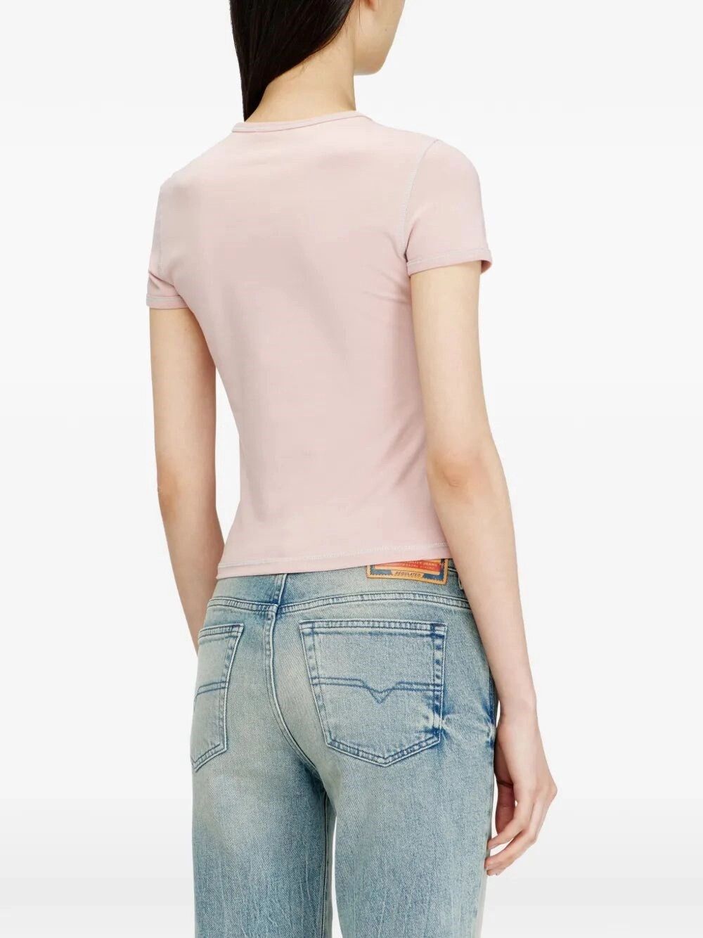Diesel `T-Uncuties-Long-S3` T-Shirt Size L / US 10 / IT 46 - 4 Thumbnail