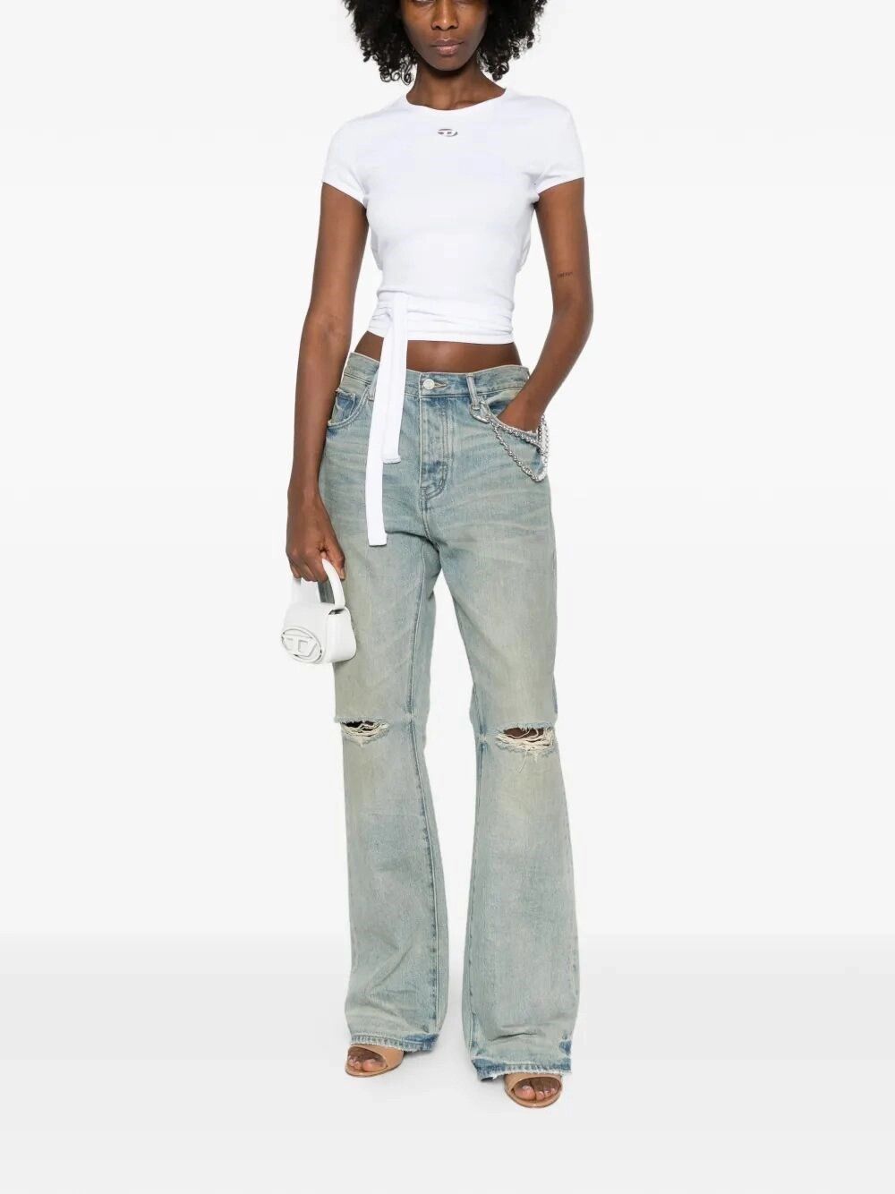 Diesel `T-Bunny-Tail-S1` T-Shirt Size M / US 6-8 / IT 42-44 - 2 Thumbnail