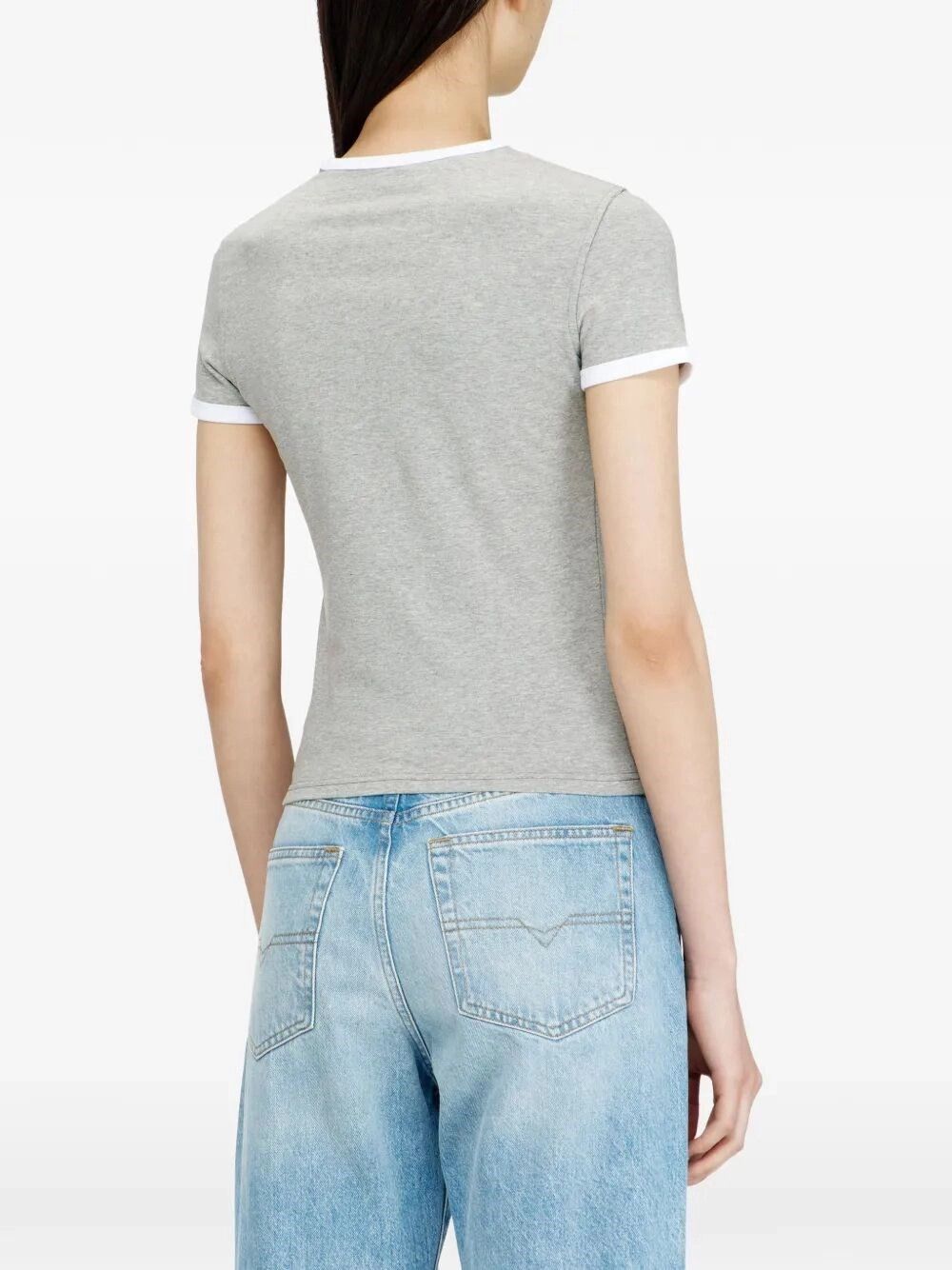 Diesel `T-Uncuties-Long-S13` T-Shirt Size L / US 10 / IT 46 - 3 Thumbnail