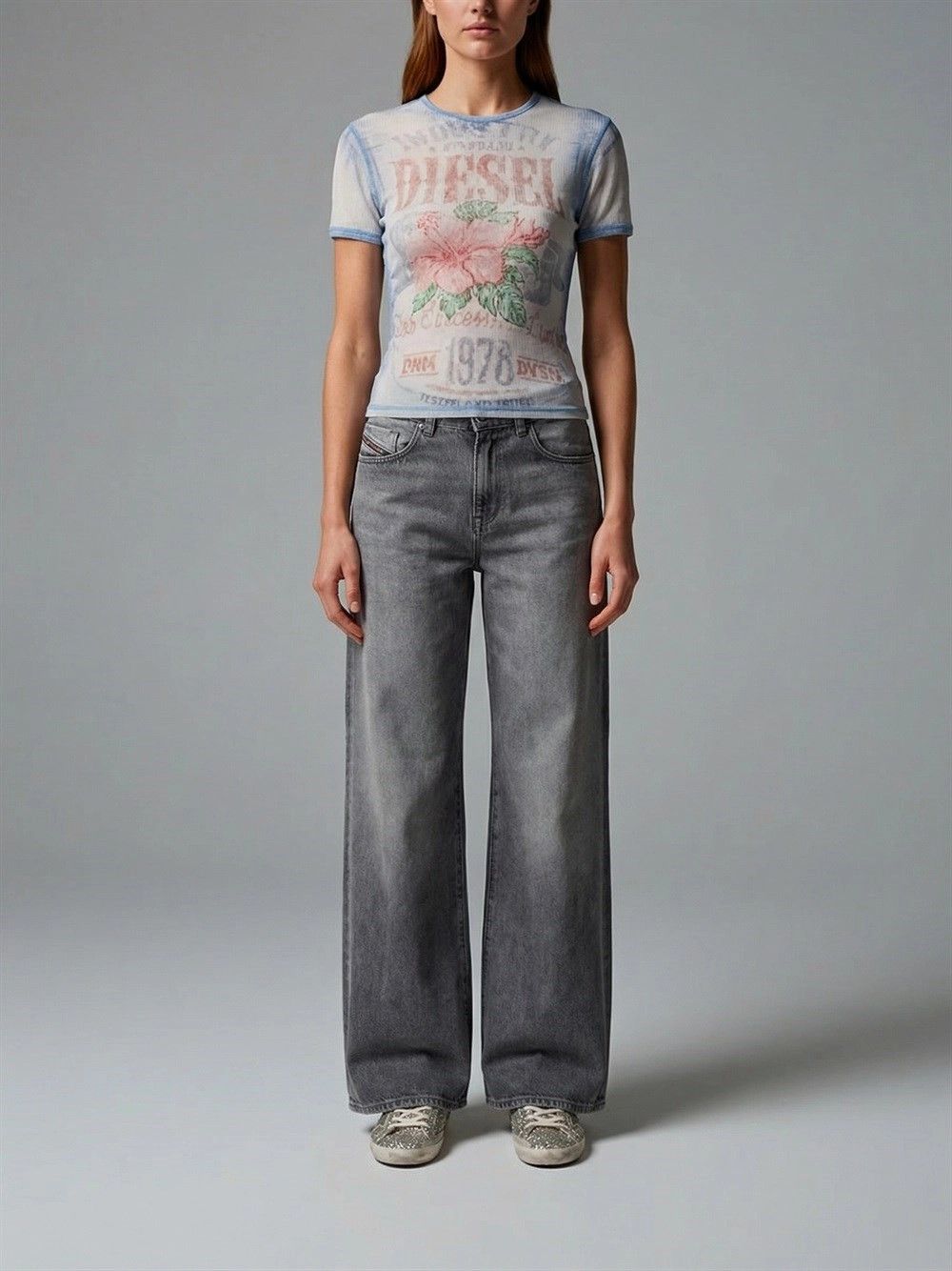 Diesel `1978 D-Akemi-Fsi` Jeans Size 26" / US 2 / IT 38 - 2 Thumbnail