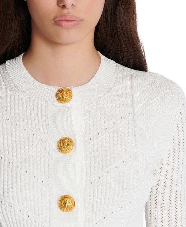 Balmain Cardigan Size S / US 4 / IT 40 - 4 Thumbnail