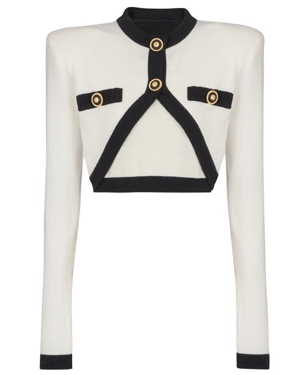 Balmain Cardigan Size M / US 6-8 / IT 42-44 - 4 Thumbnail