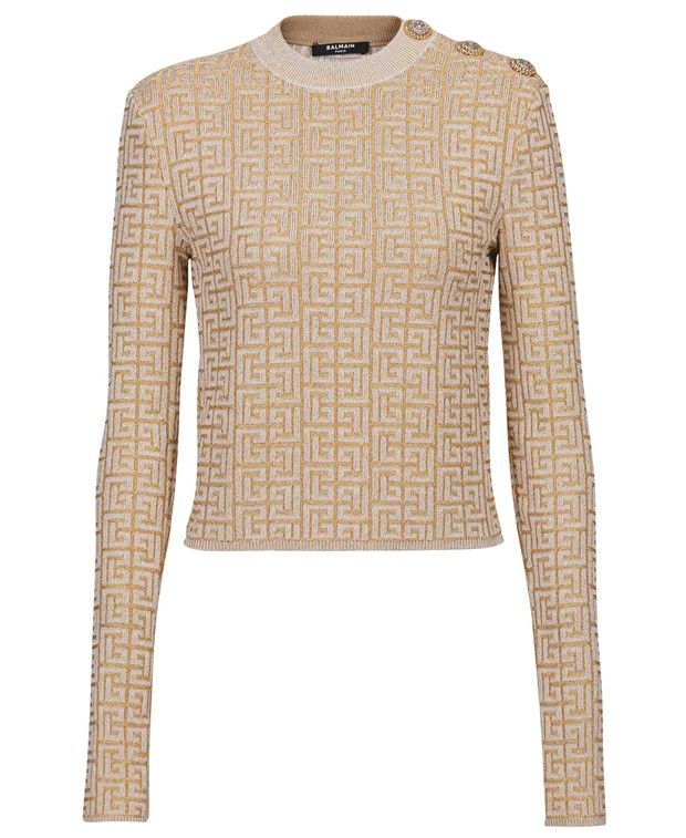 Balmain Knitted top Size S / US 4 / IT 40 - 4 Thumbnail