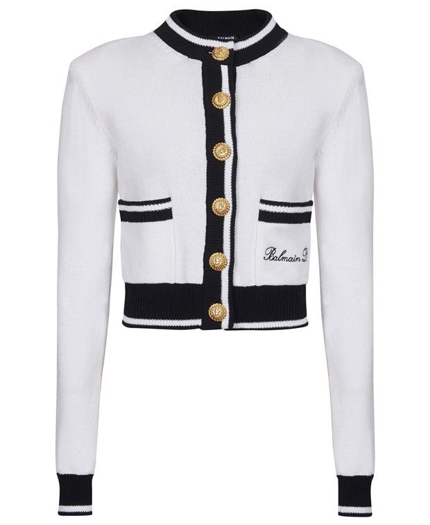 Balmain Cardigan Size S / US 4 / IT 40 - 4 Thumbnail