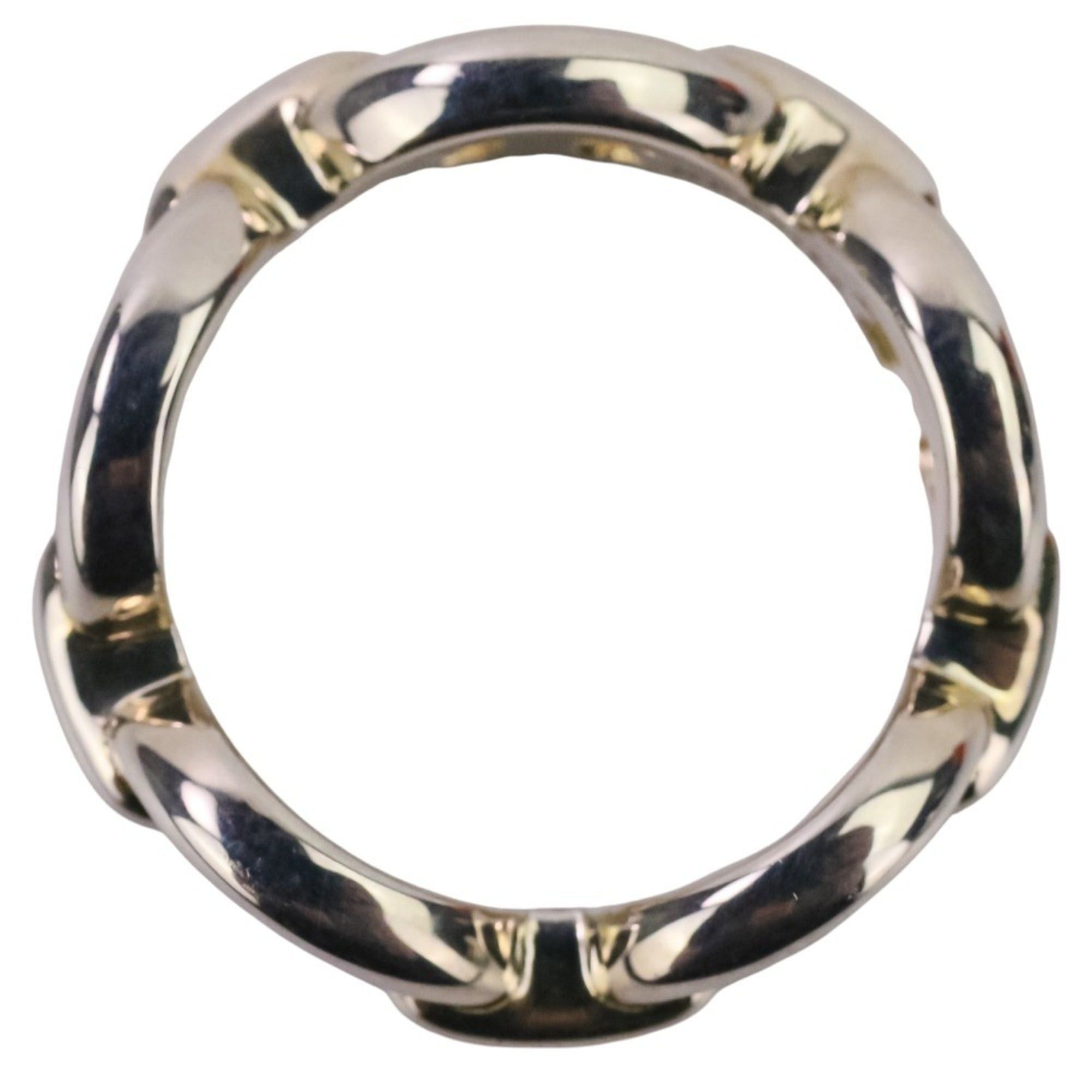 Hermes HERMES Chaine d'Ancre Enchaine PM AG925 Ring, Size 49 (equivalent), Silver, Women's Size ONE SIZE - 2 Thumbnail