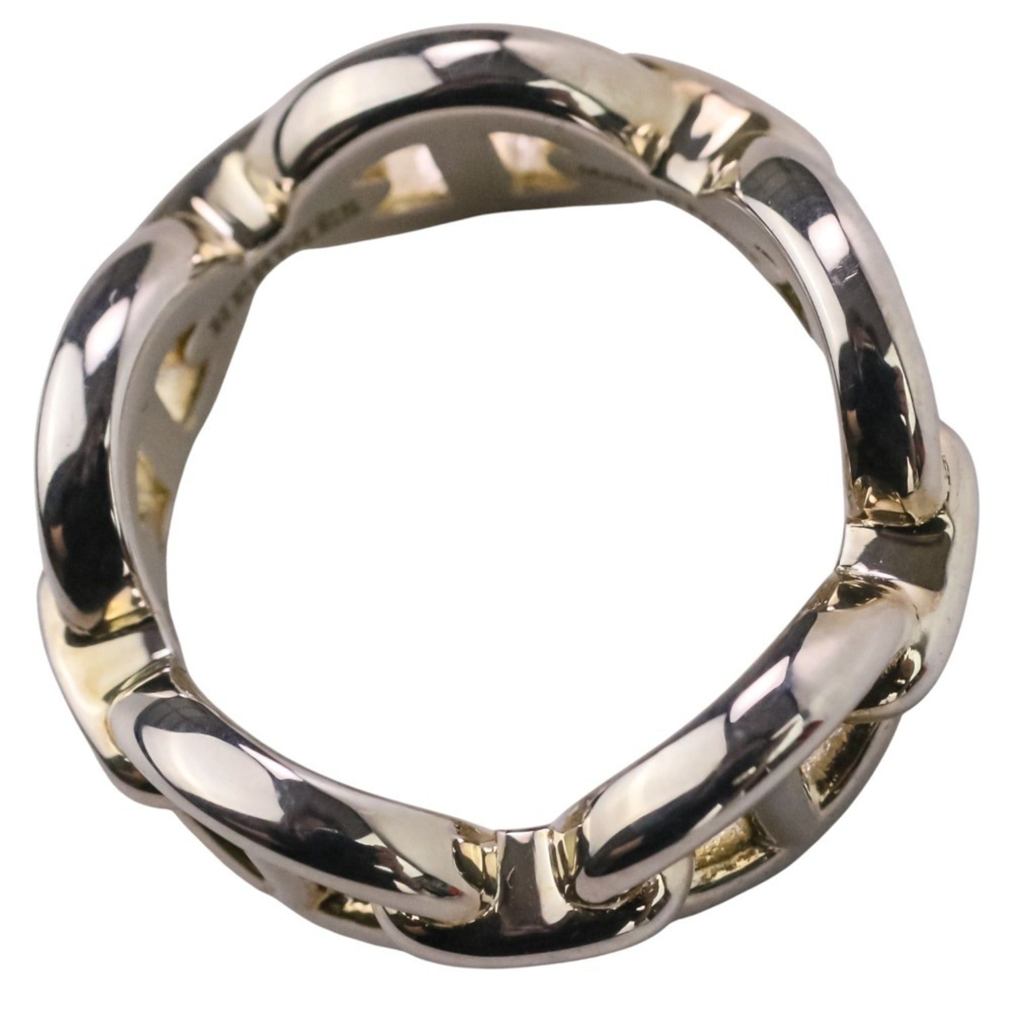 Hermes HERMES Chaine d'Ancre Enchaine PM AG925 Ring, Size 49 (equivalent), Silver, Women's Size ONE SIZE - 6 Thumbnail