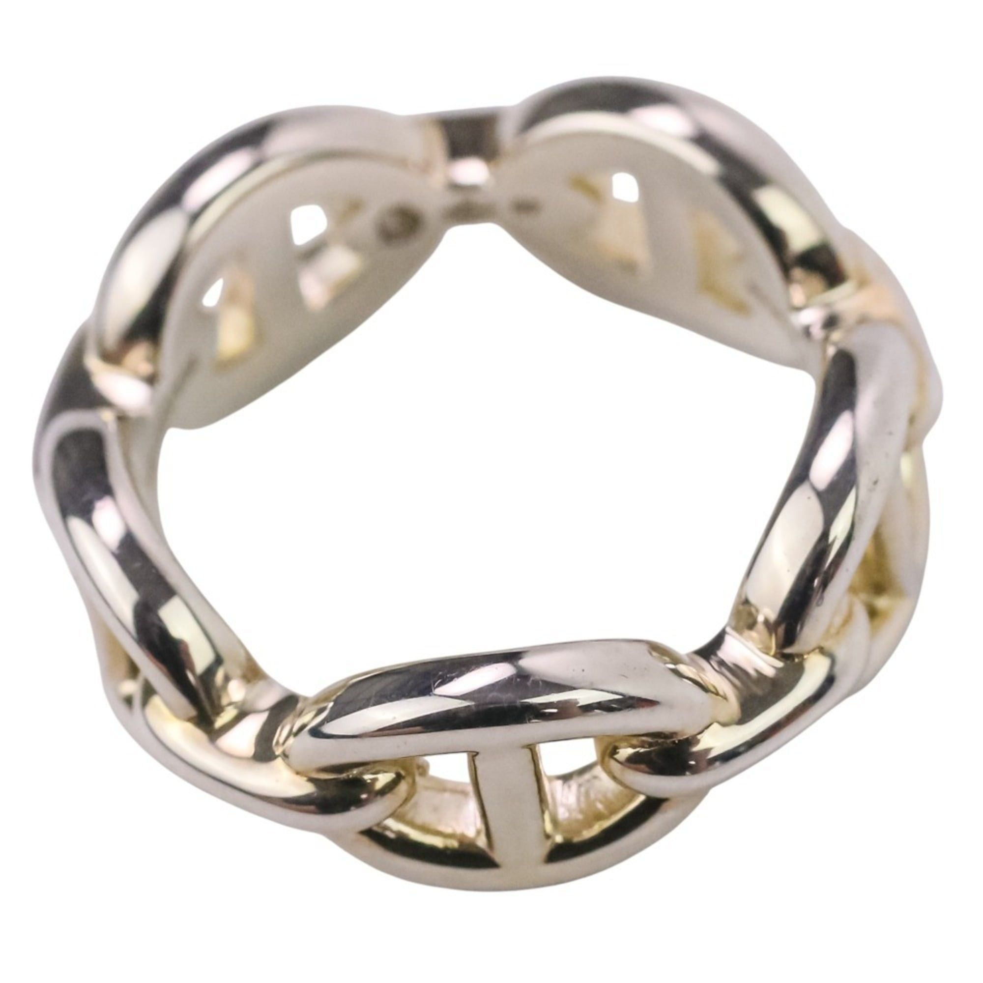 Hermes HERMES Chaine d'Ancre Enchaine PM AG925 Ring, Size 49 (equivalent), Silver, Women's Size ONE SIZE - 8 Thumbnail