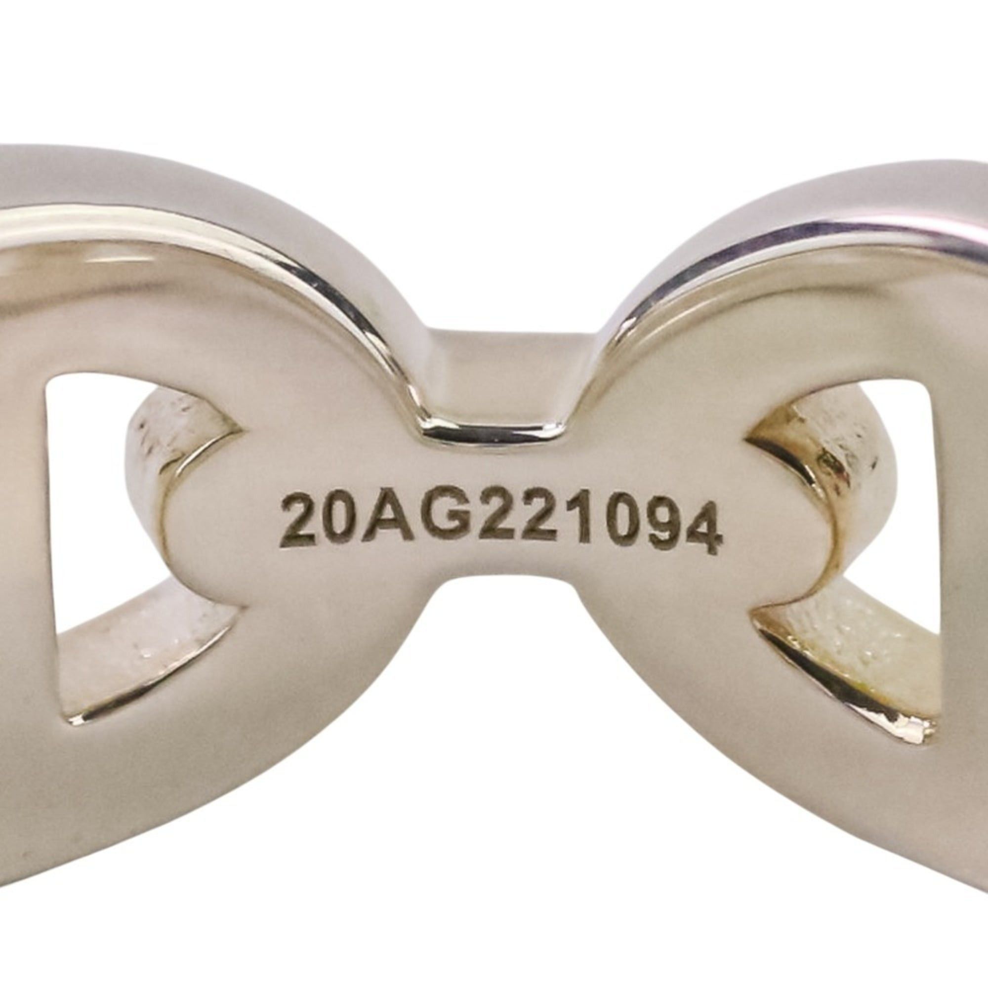 Hermes HERMES Chaine d'Ancre Enchaine PM AG925 Ring, Size 49 (equivalent), Silver, Women's Size ONE SIZE - 16 Thumbnail