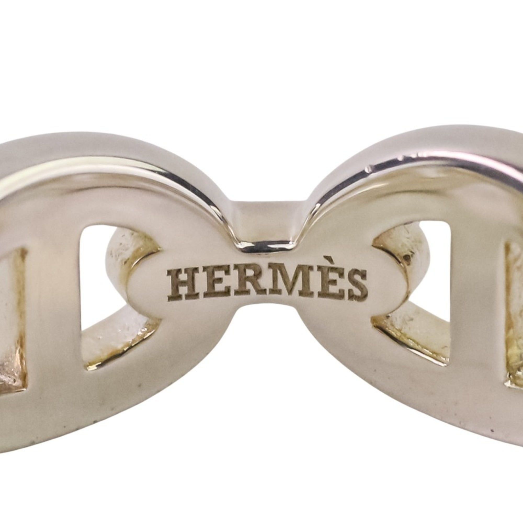 Hermes HERMES Chaine d'Ancre Enchaine PM AG925 Ring, Size 49 (equivalent), Silver, Women's Size ONE SIZE - 13 Thumbnail
