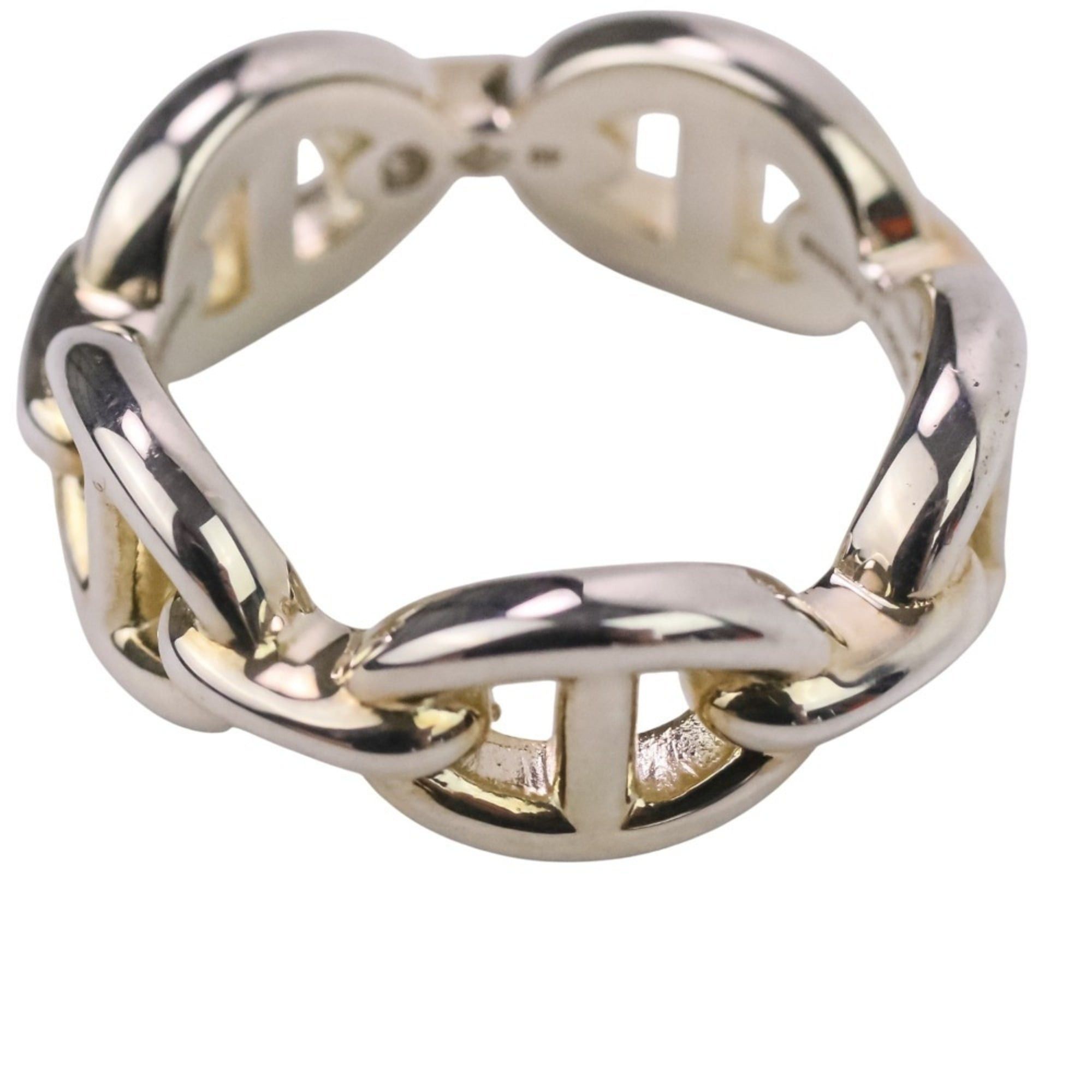 Hermes HERMES Chaine d'Ancre Enchaine PM AG925 Ring, Size 49 (equivalent), Silver, Women's Size ONE SIZE - 7 Thumbnail