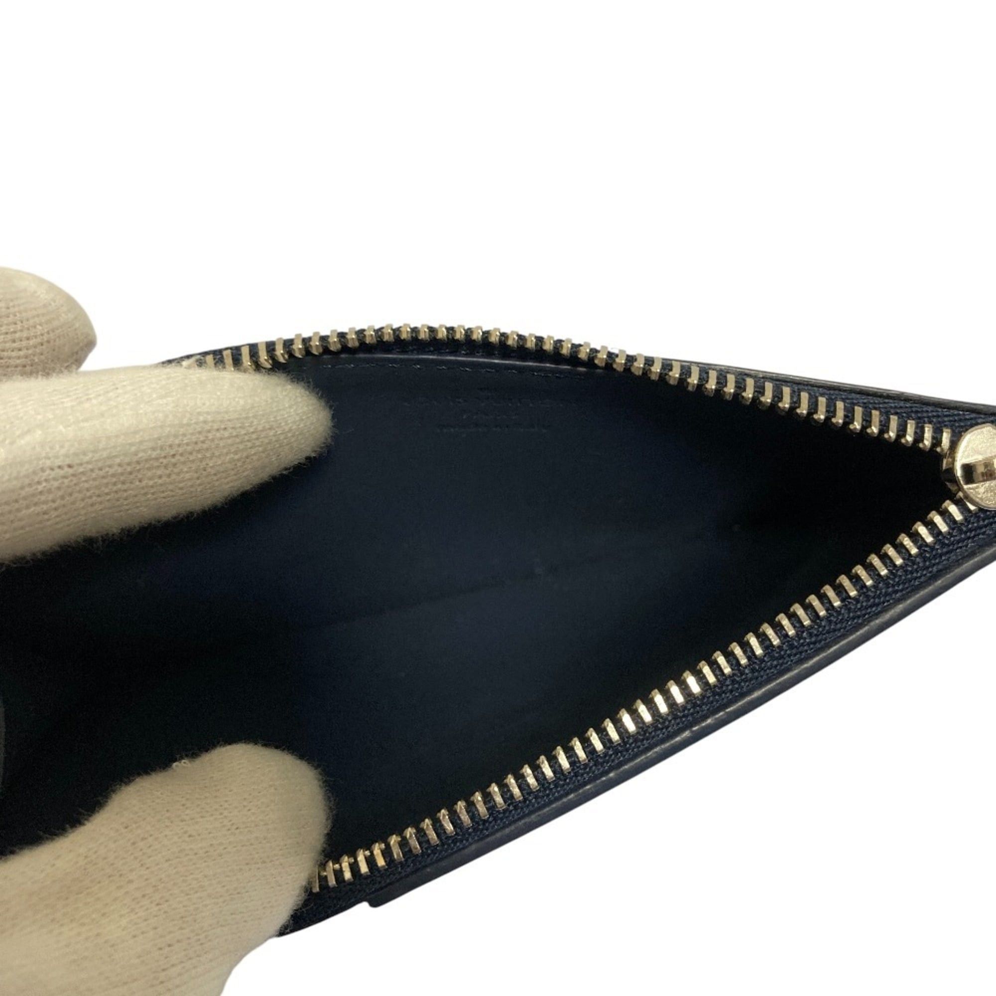 Louis Vuitton LOUIS VUITTON Aerogram Fragment Case Compact Wallet M82068 Navy Men's Women's Size ONE SIZE - 6 Thumbnail