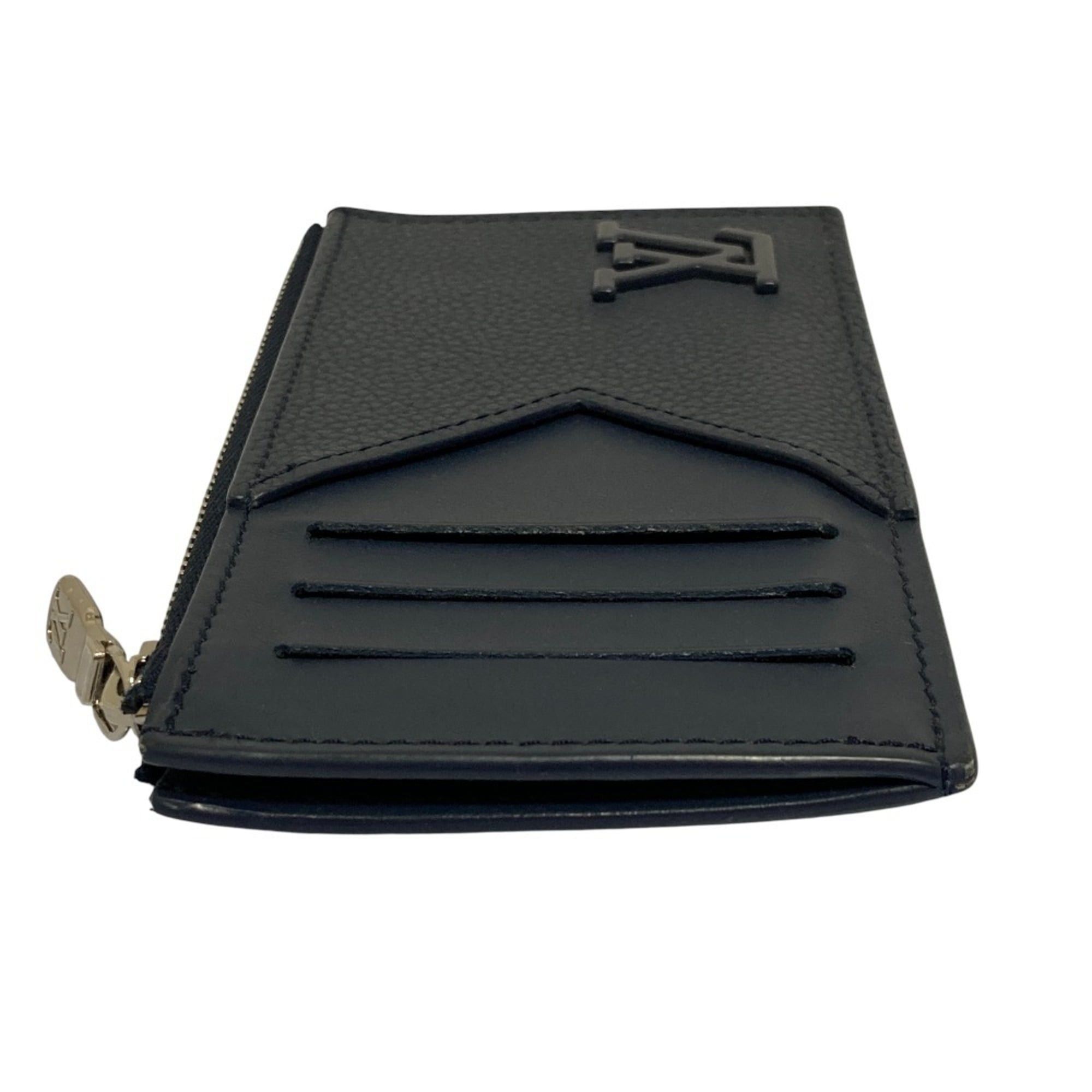 Louis Vuitton LOUIS VUITTON Aerogram Fragment Case Compact Wallet M82068 Navy Men's Women's Size ONE SIZE - 3 Thumbnail